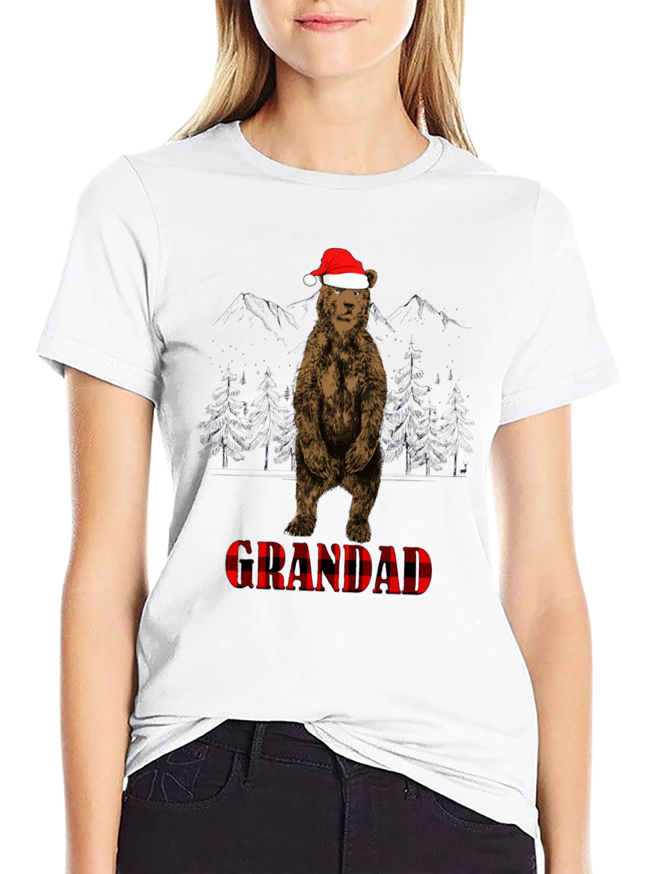 Grandad Bear Christmas T-Shirt