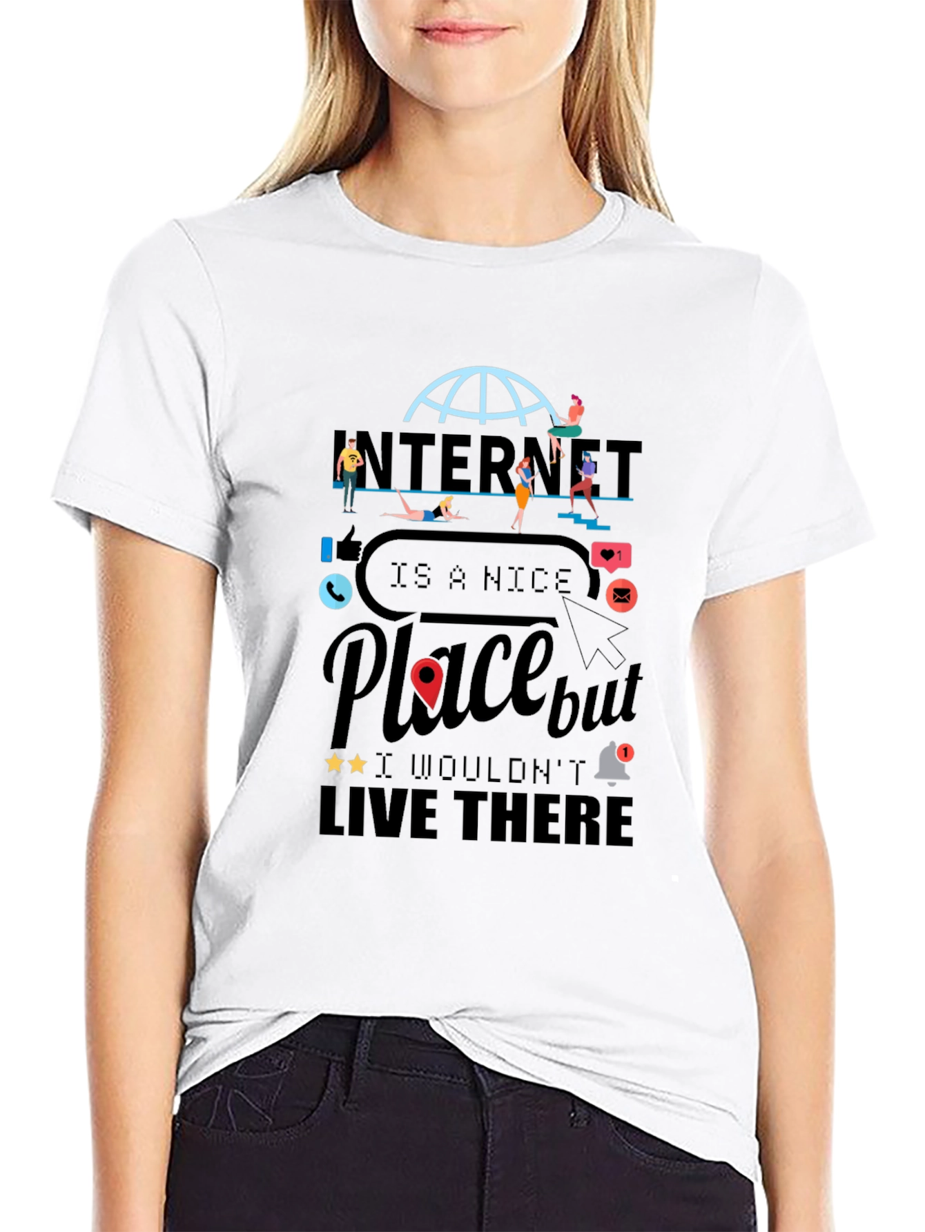 Internet Is a Nice Place Graphic Tee