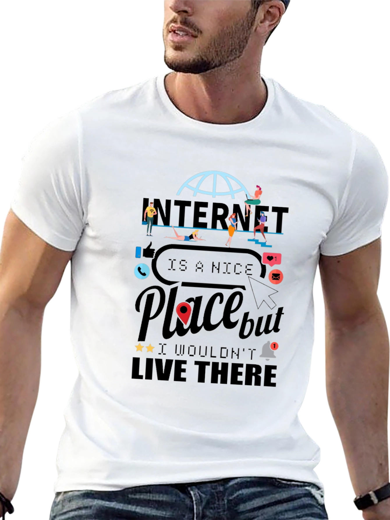 Internet Is a Nice Place Graphic Tee