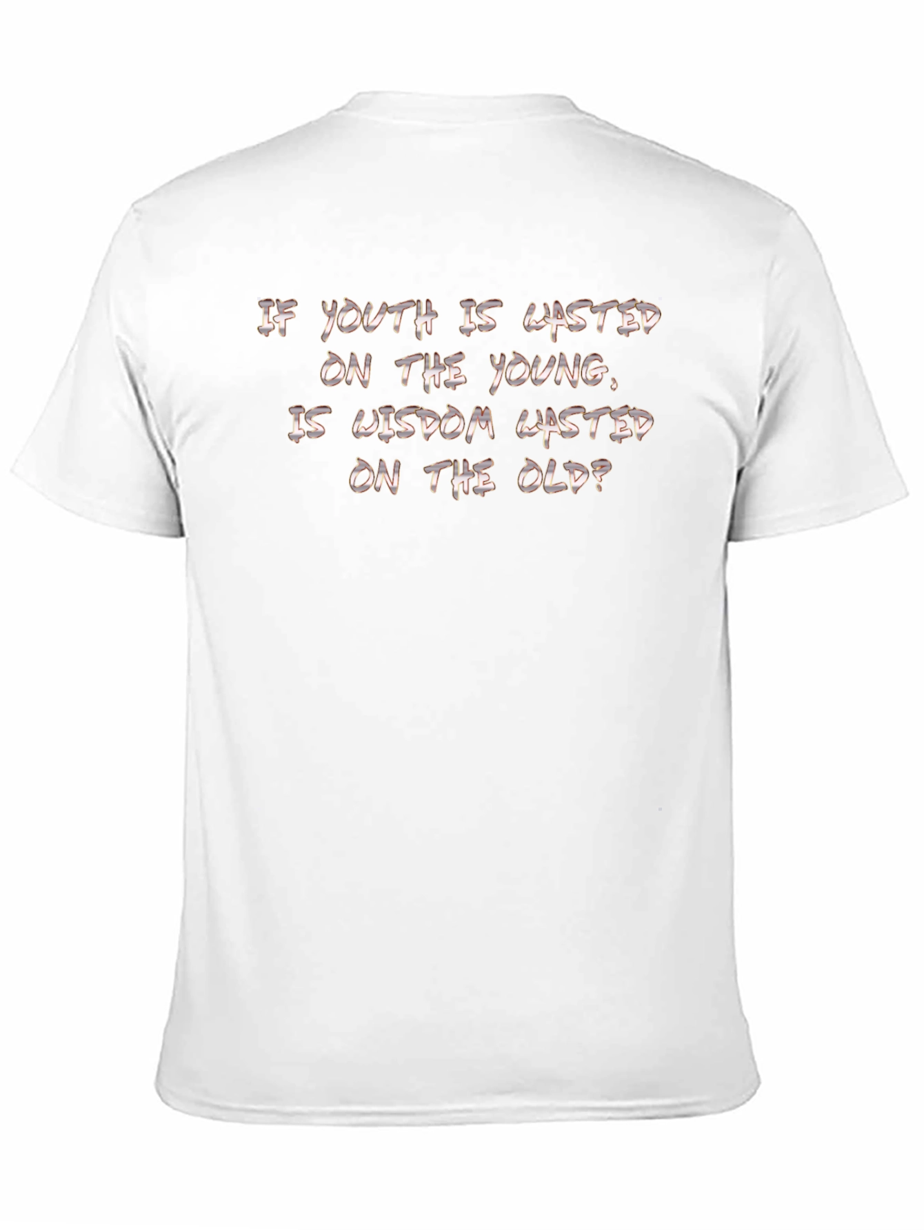 Wasted Wisdom Graphic T-Shirt