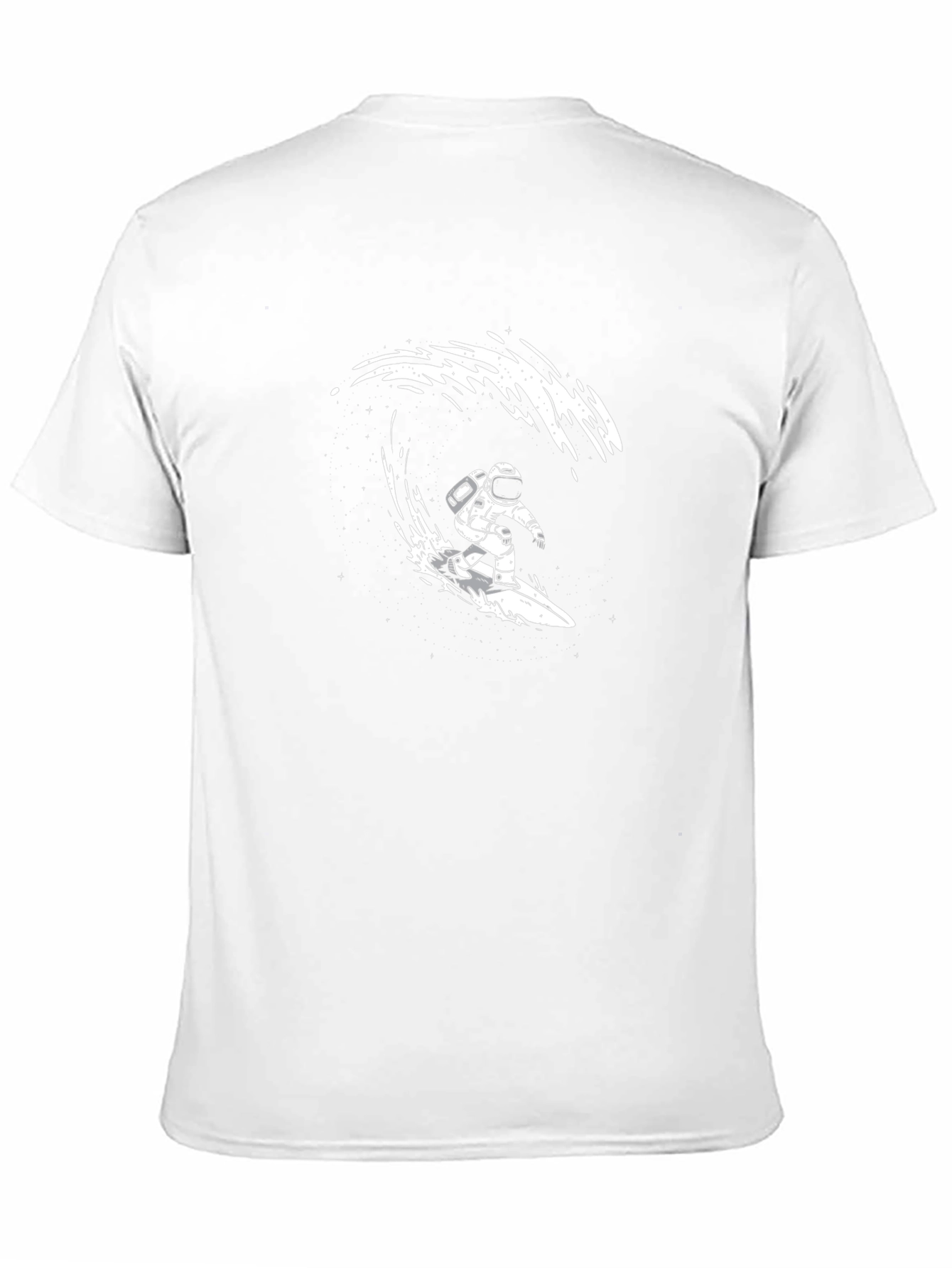 Astronaut Surfing Wave Graphic T-Shirt