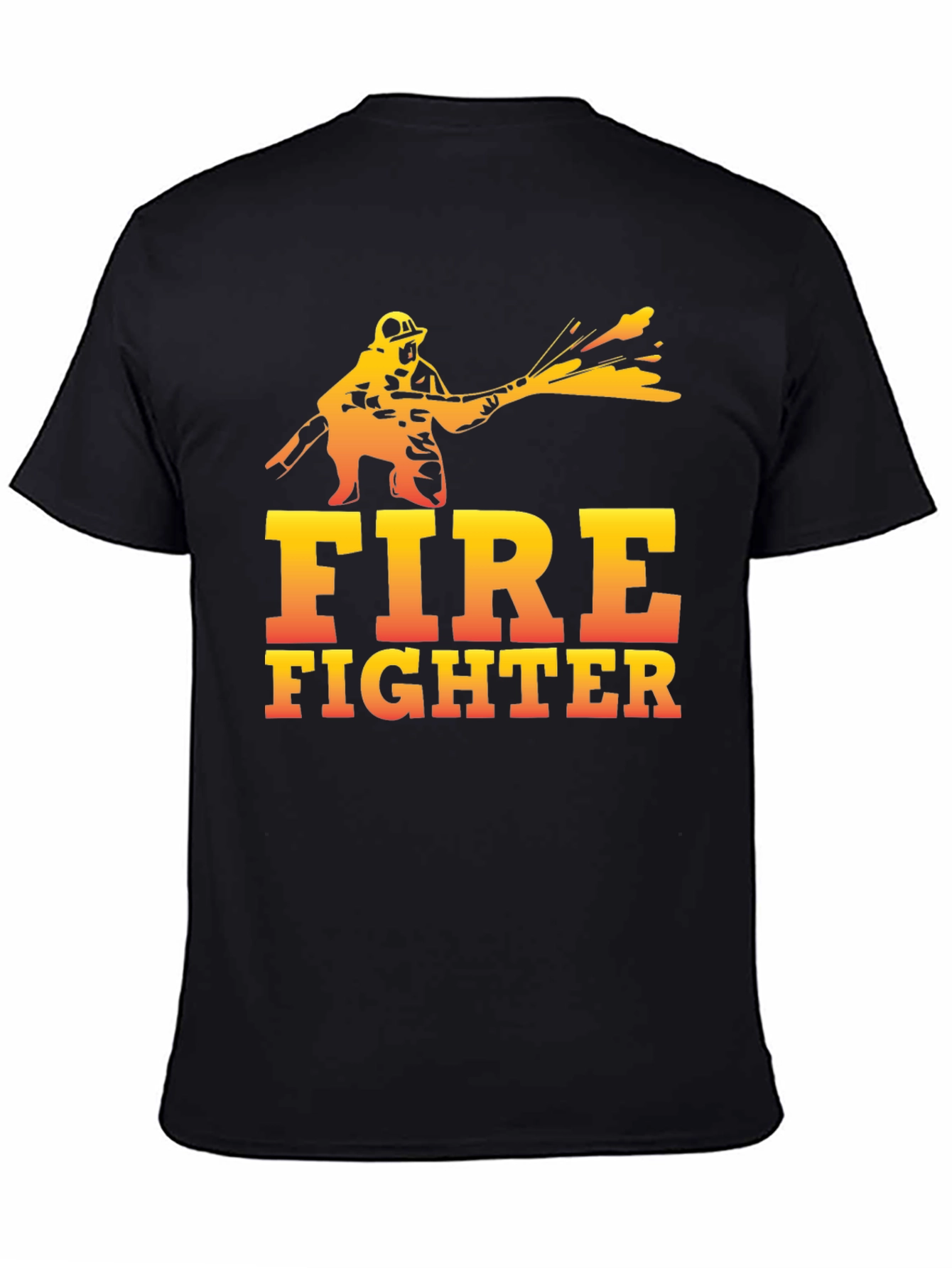 Firefighter Graphic Print Tee - Heroic Design