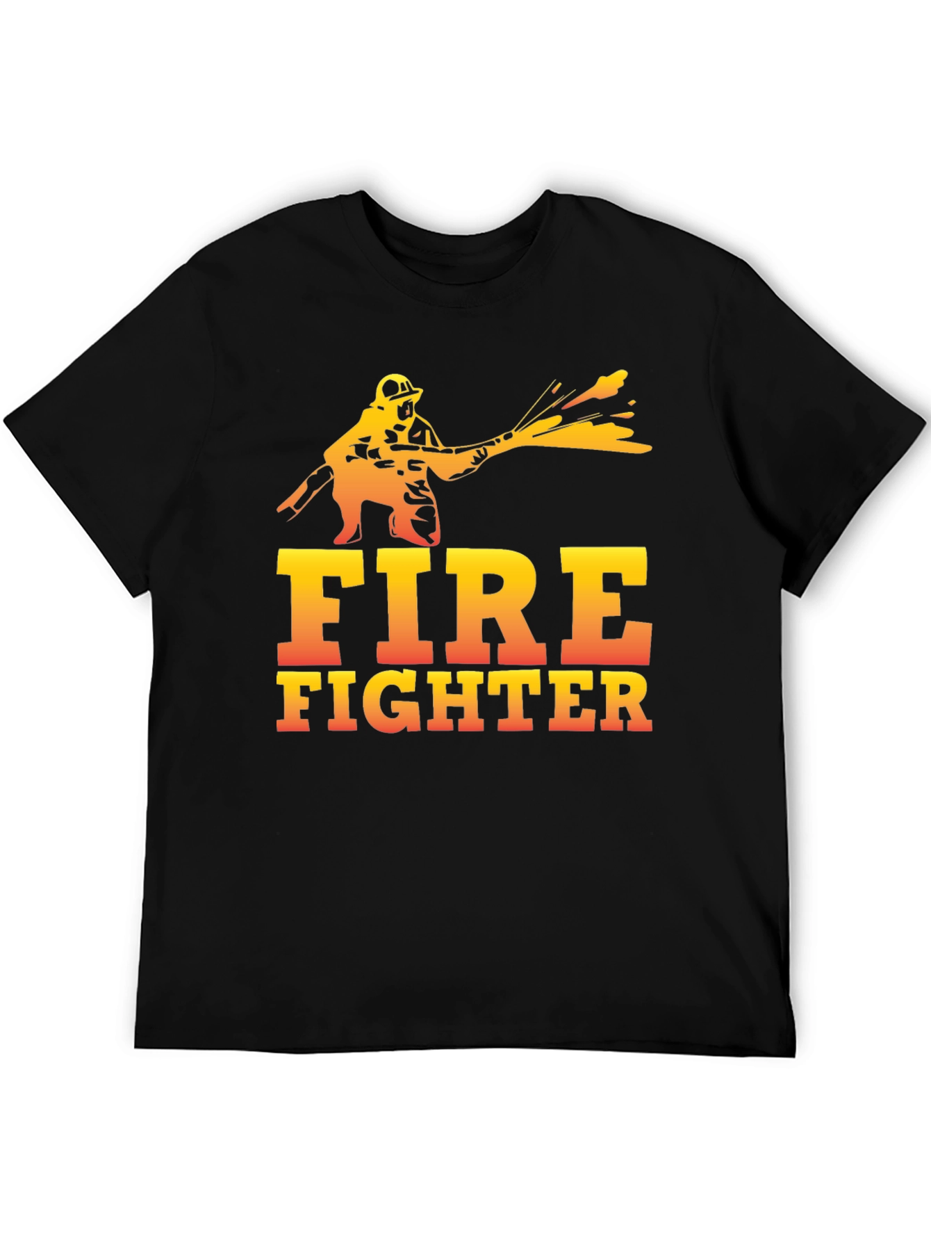 Firefighter Graphic Print Tee - Heroic Design