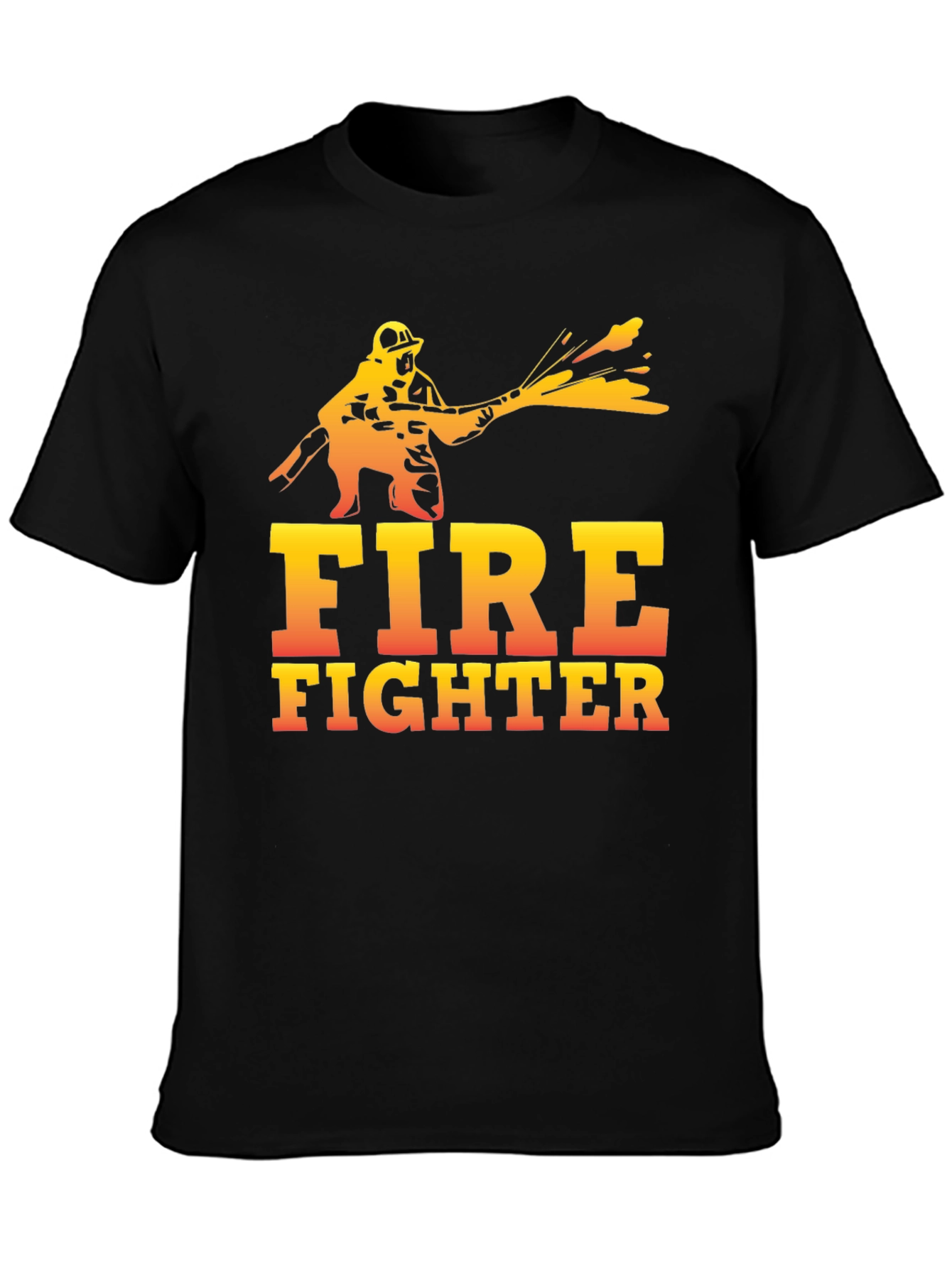 Firefighter Graphic Print Tee - Heroic Design