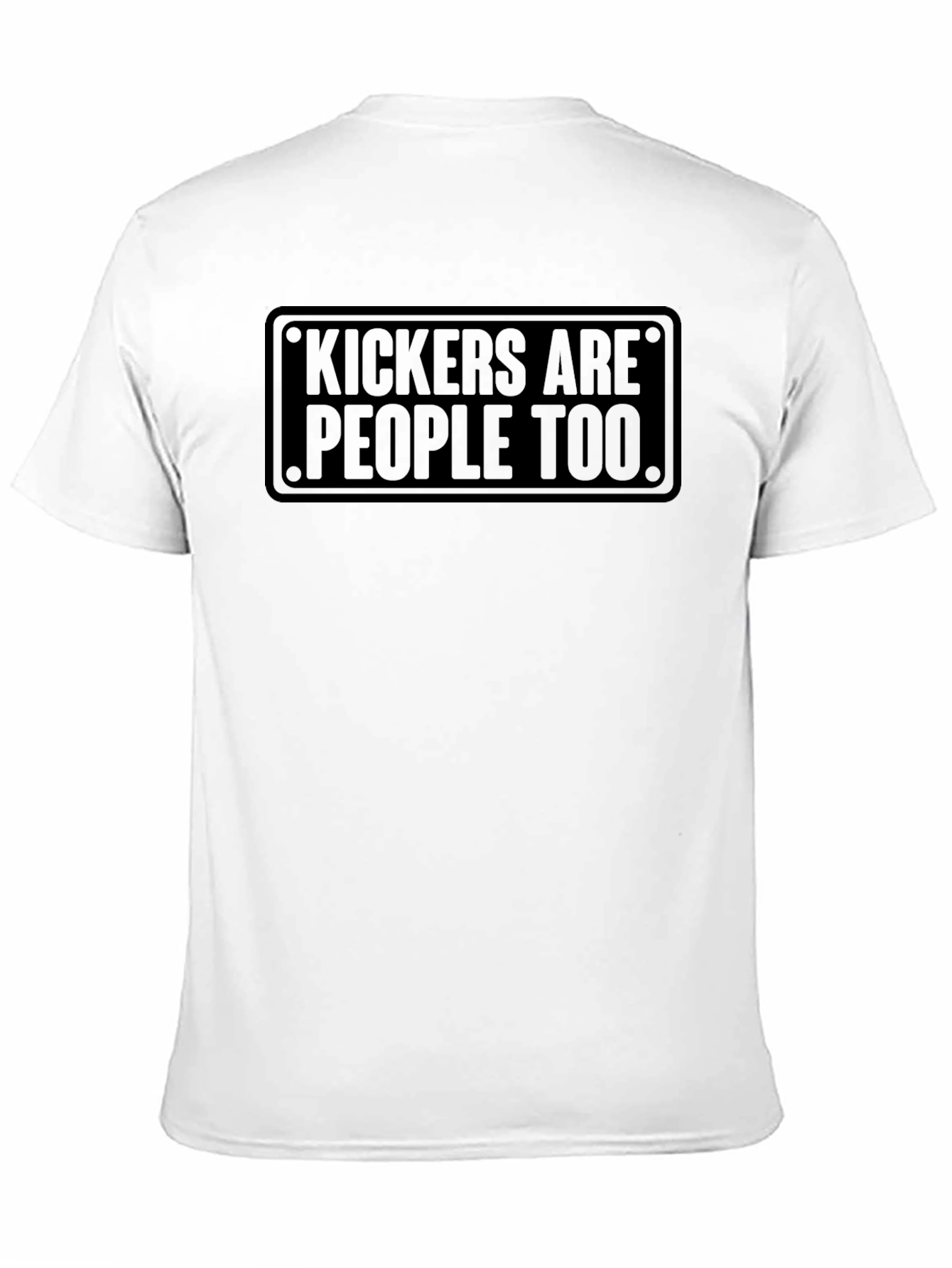 Kickers Are People Too T-Shirt Funny Football Tee