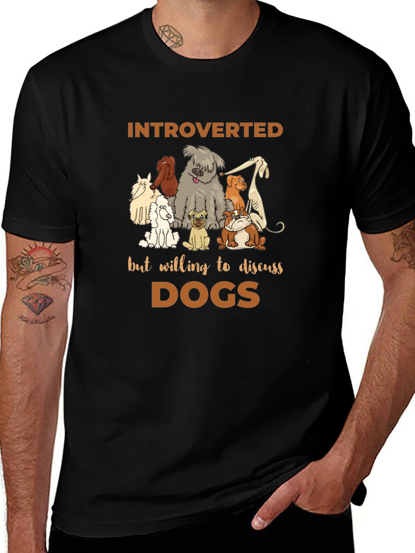 Introverted Dog Lover T-Shirt
