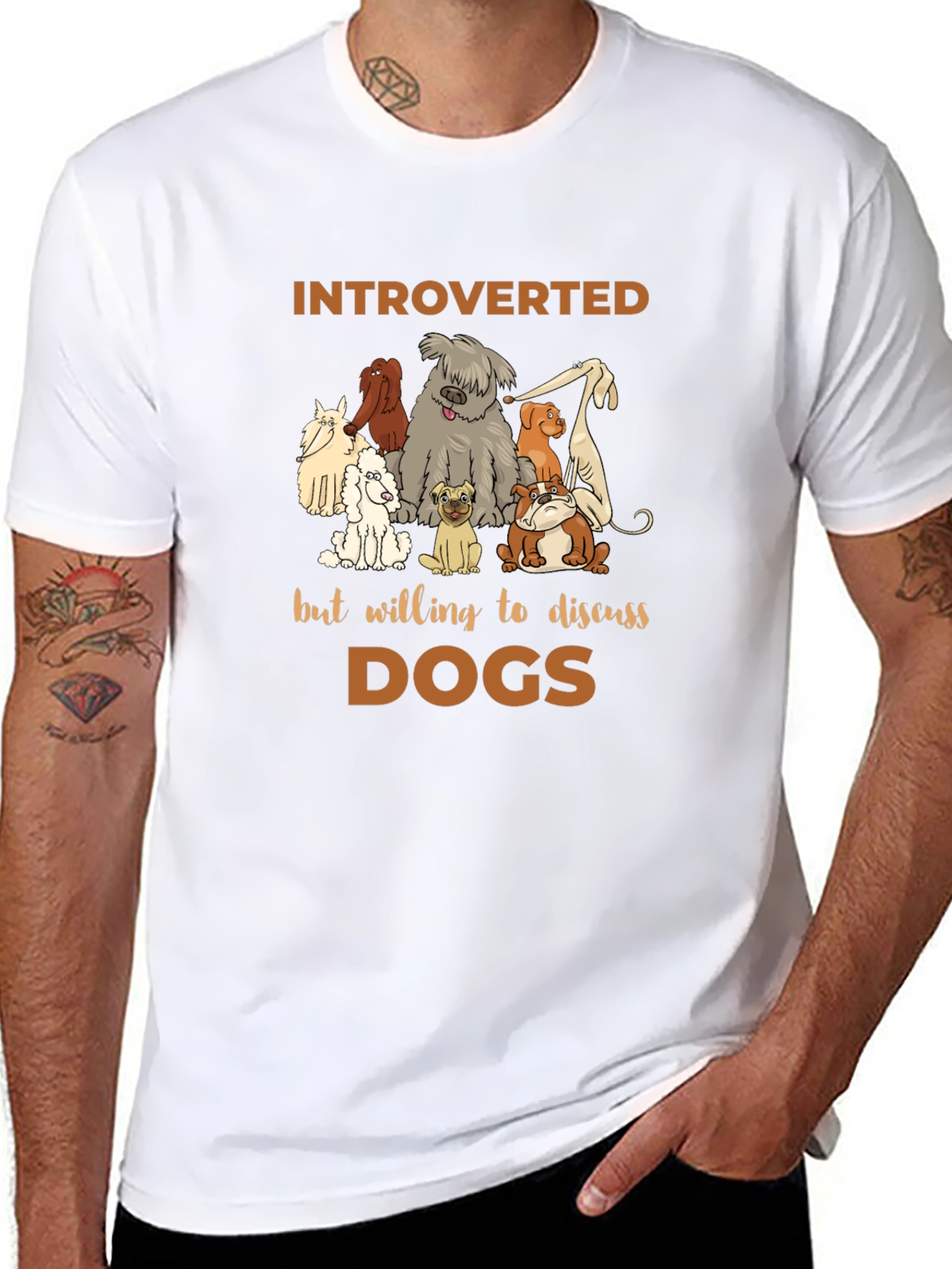 Introverted Dog Lover T-Shirt