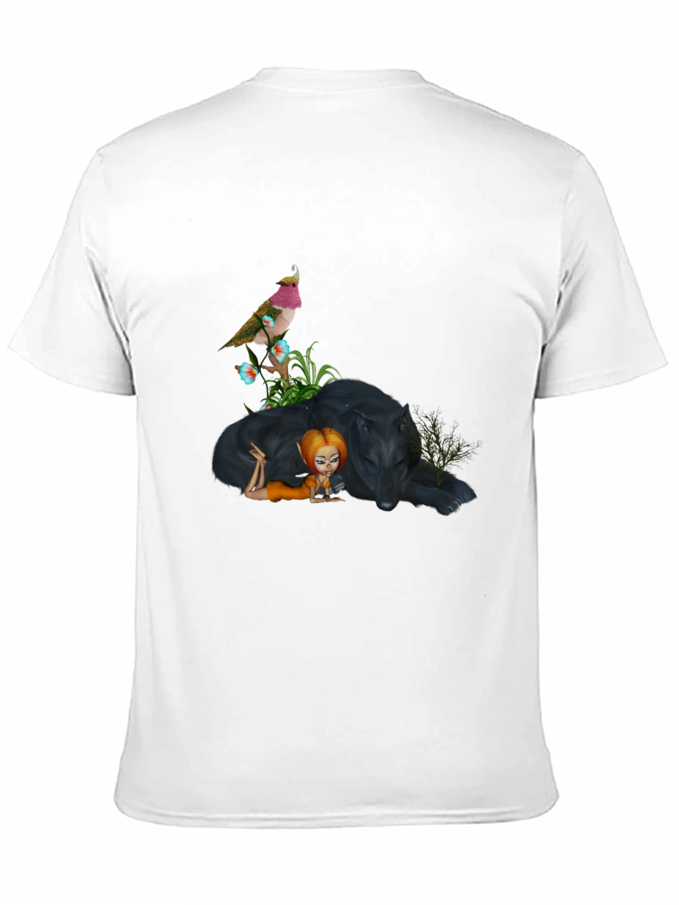 Fantasy Art Black T-Shirt