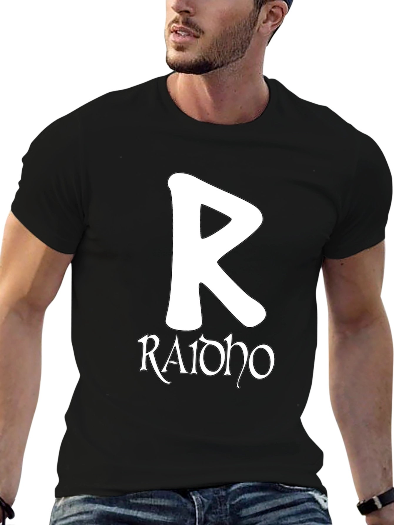 Raido Rune T-Shirt - Norse Viking Symbol Tee