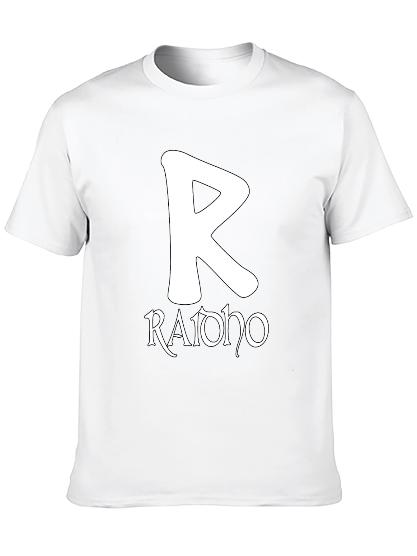 Raido Rune T-Shirt - Norse Viking Symbol Tee