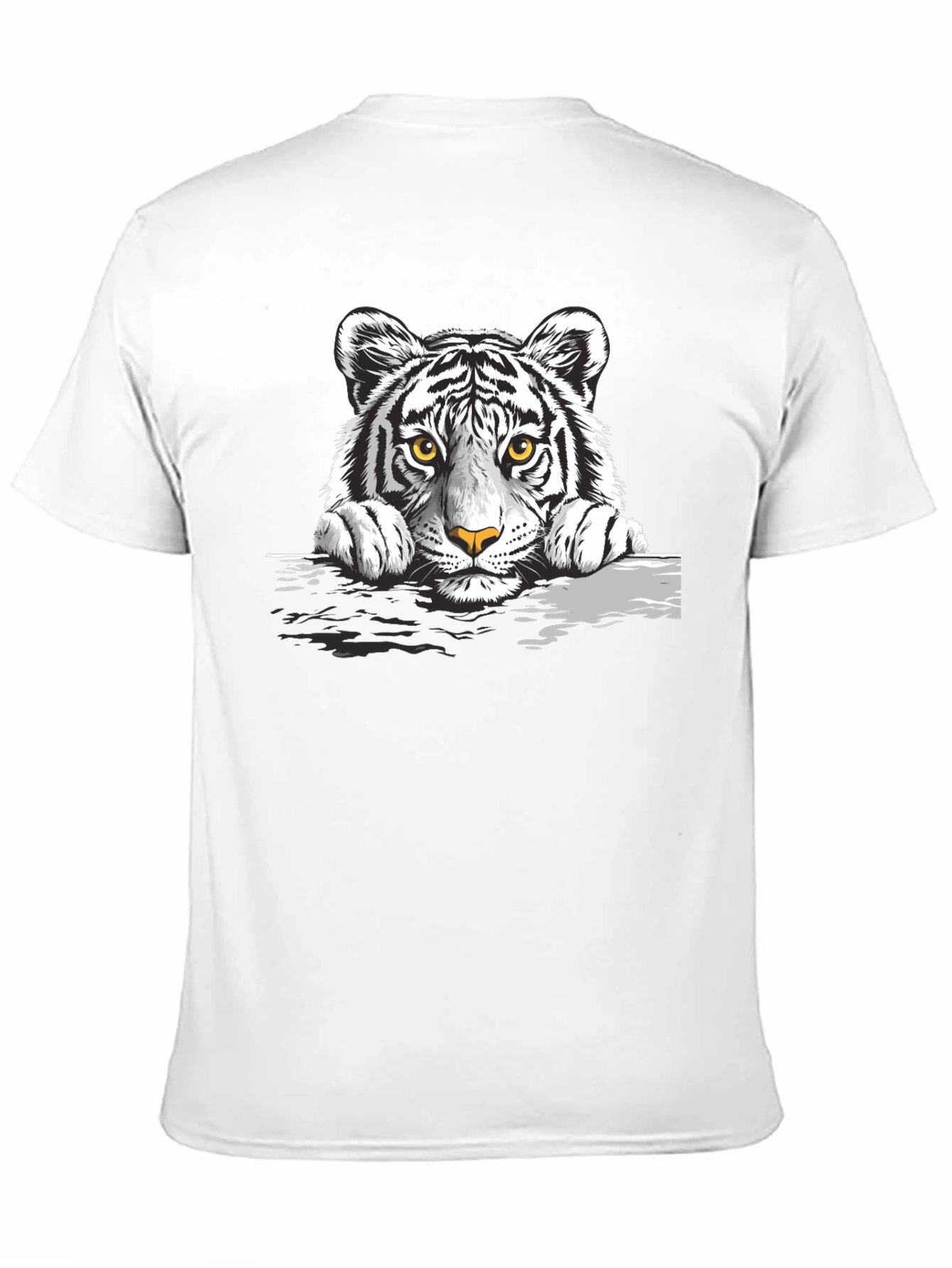 Tiger Graphic Black T-Shirt