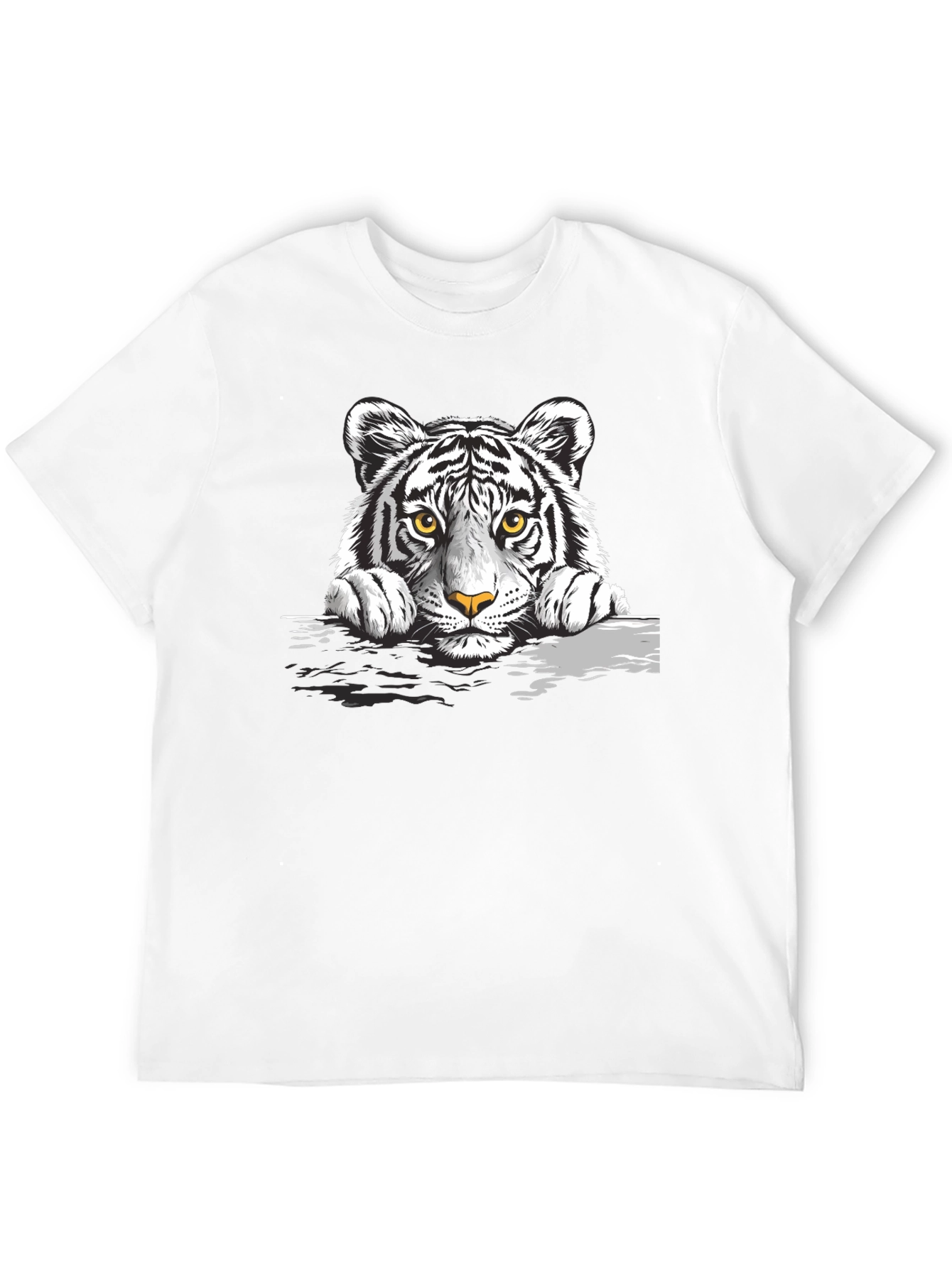 Tiger Graphic Black T-Shirt