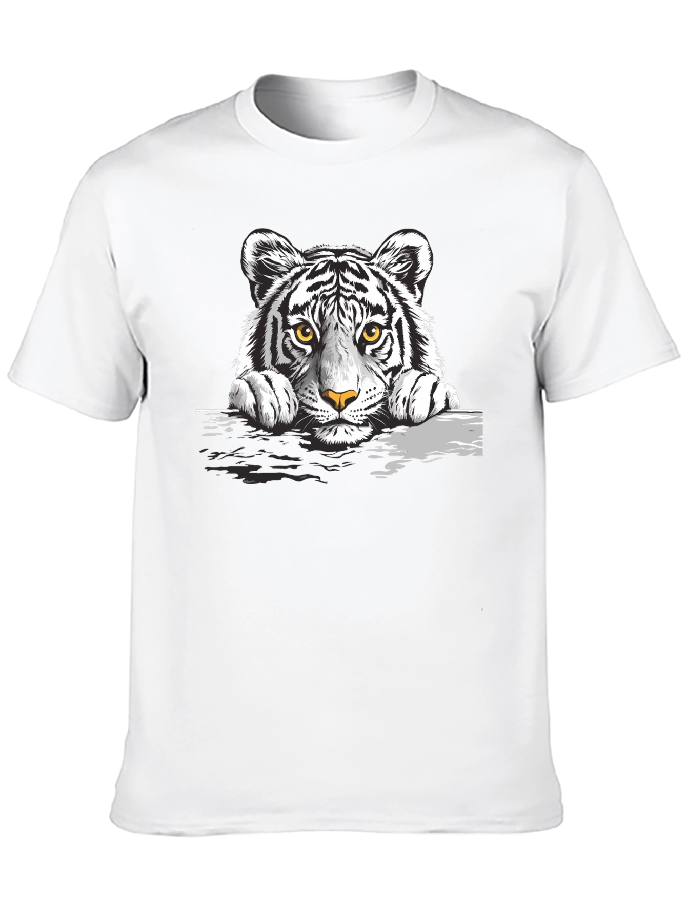 Tiger Graphic Black T-Shirt