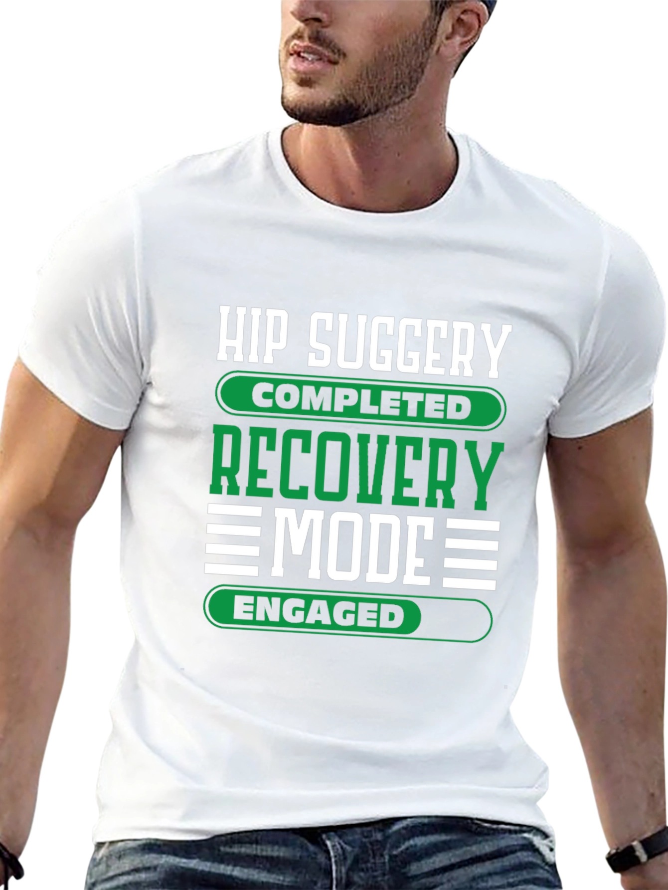Hip Surgery Recovery Mode Engaged Graphic T-Shirt