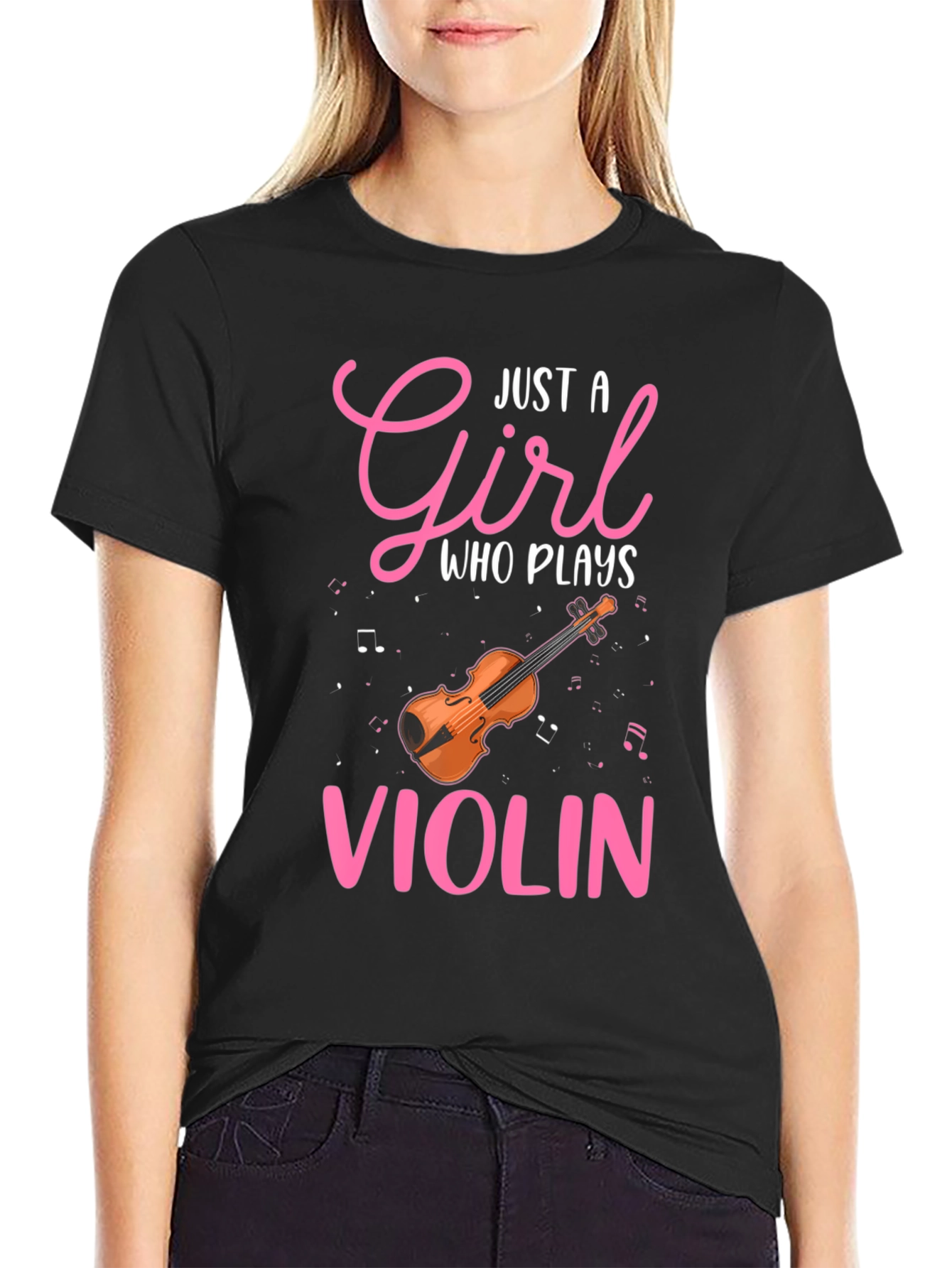 Just a Girl Who Plays Violin T-Shirt