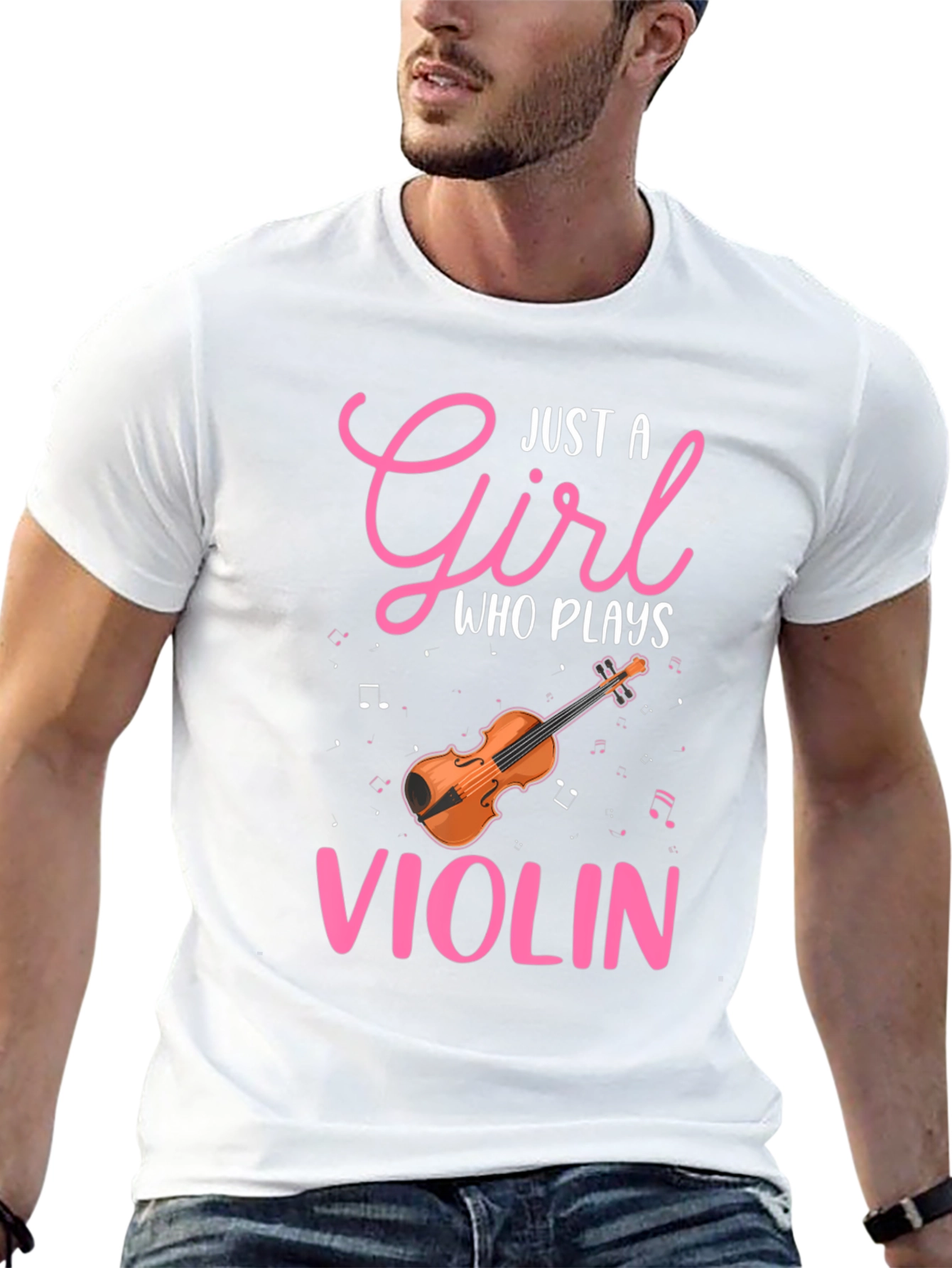 Just a Girl Who Plays Violin T-Shirt