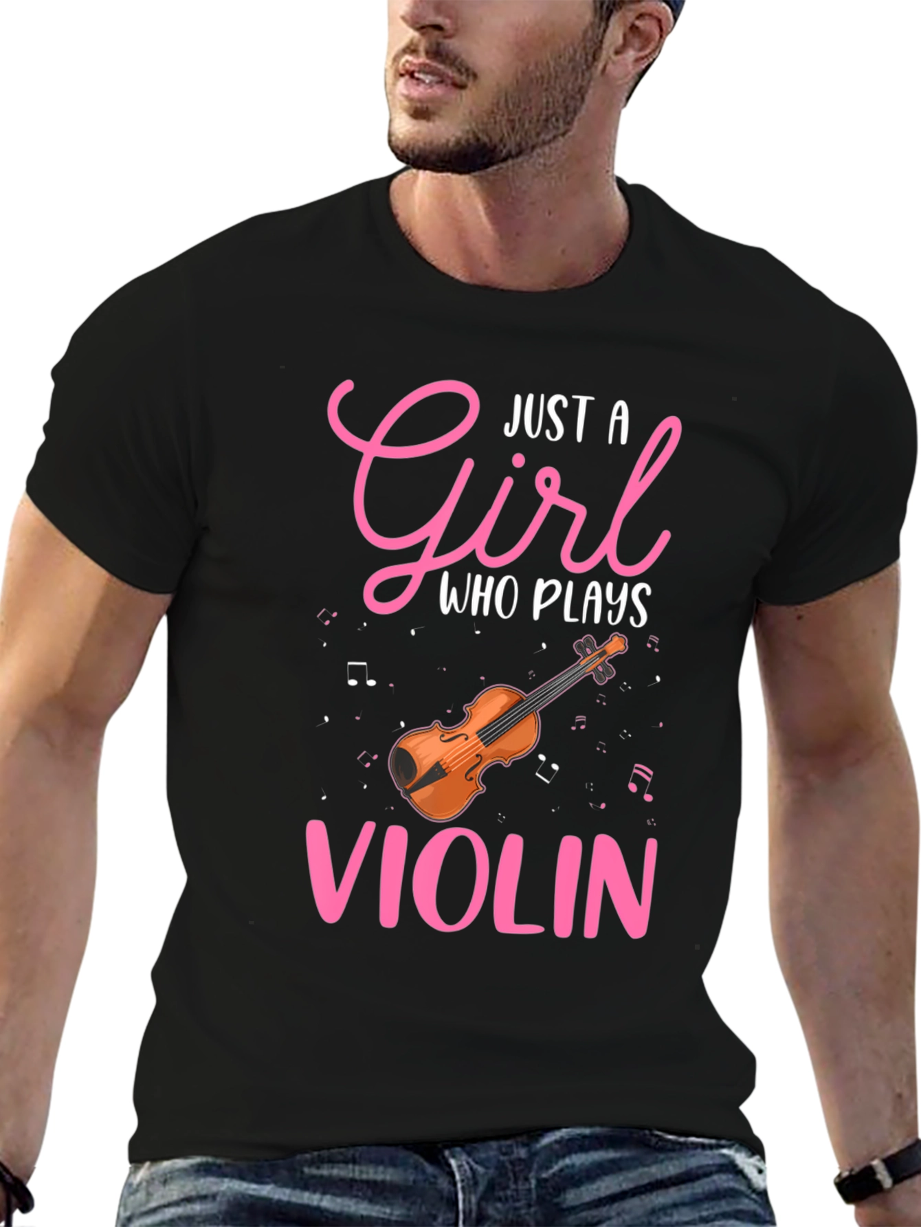 Just a Girl Who Plays Violin T-Shirt
