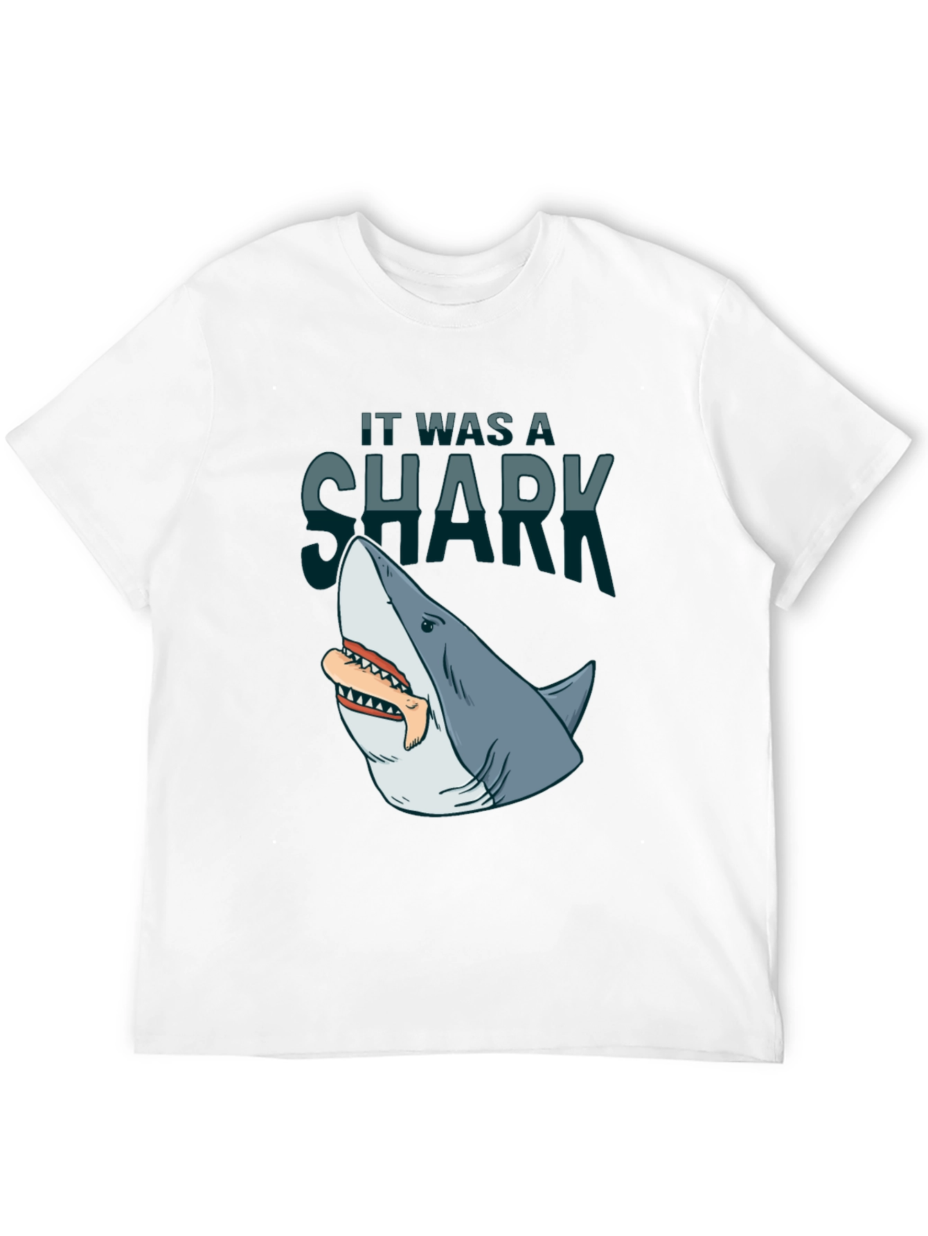 Shark Attack T-Shirt: It Was A Shark! Graphic Tee