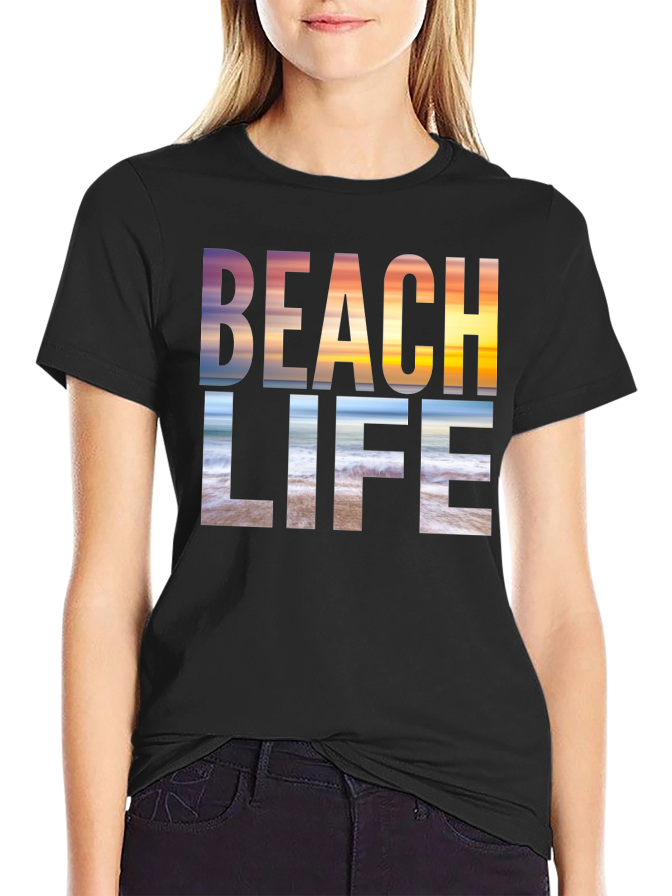 Beach Life Graphic Tee - Coastal Style