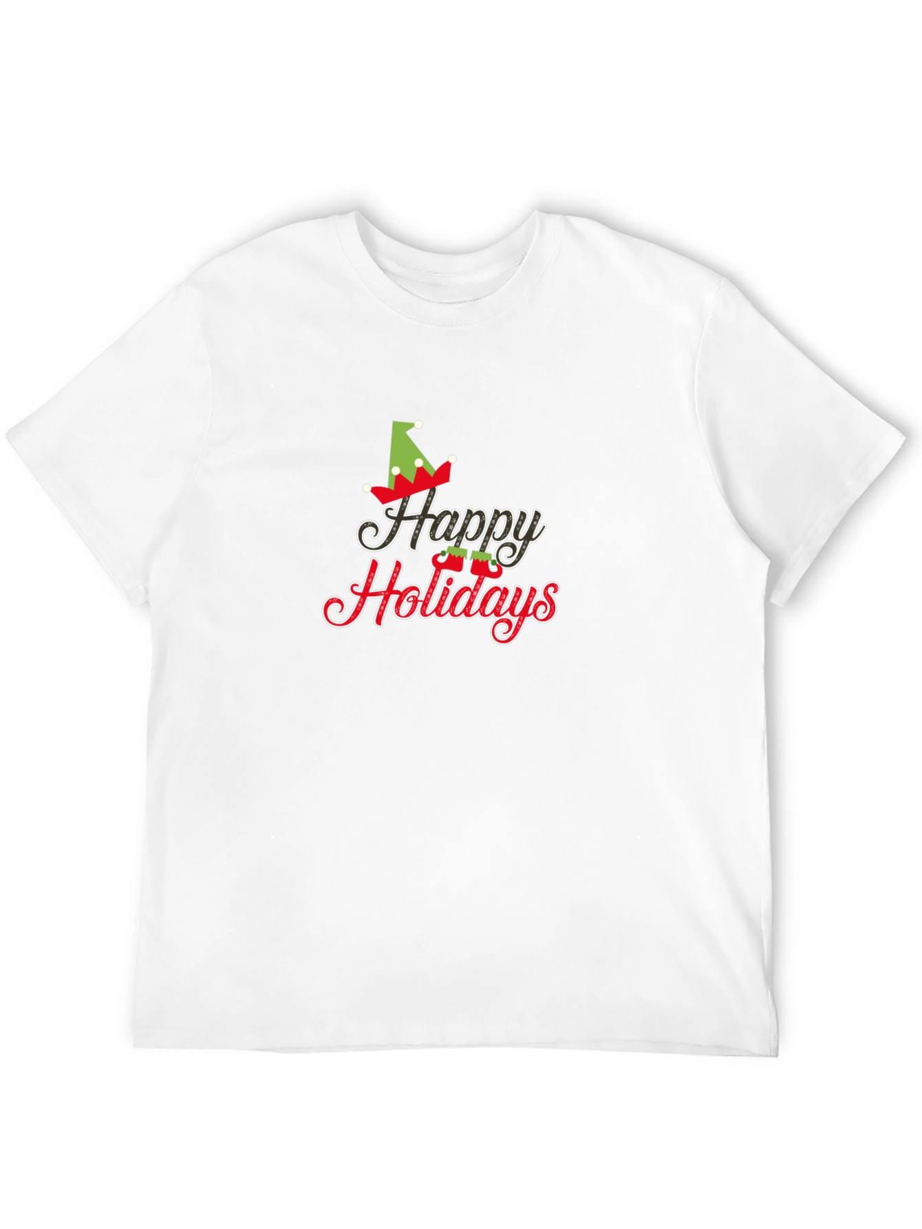 Happy Holidays Elf T-Shirt - Festive Fun!