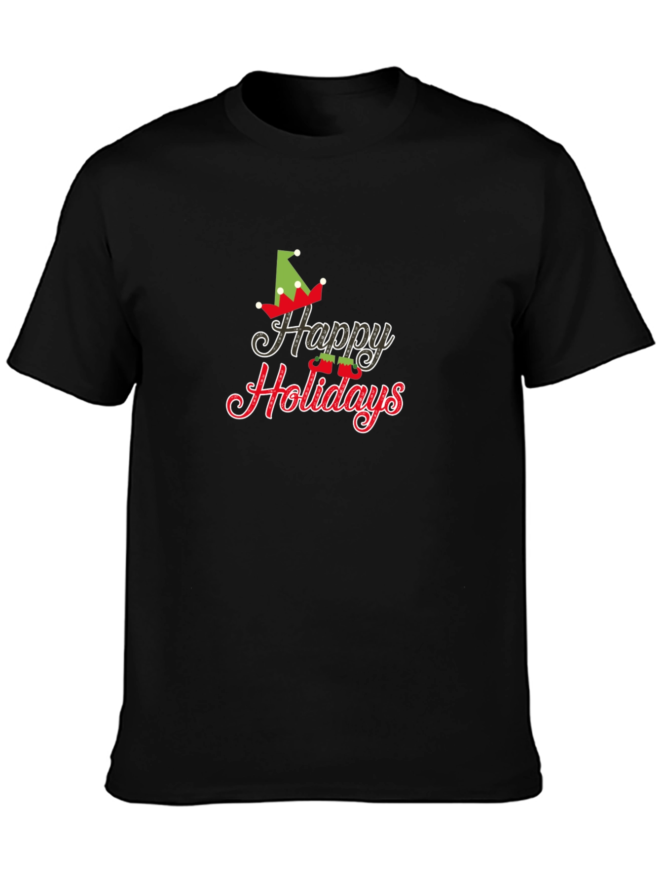 Happy Holidays Elf T-Shirt - Festive Fun!