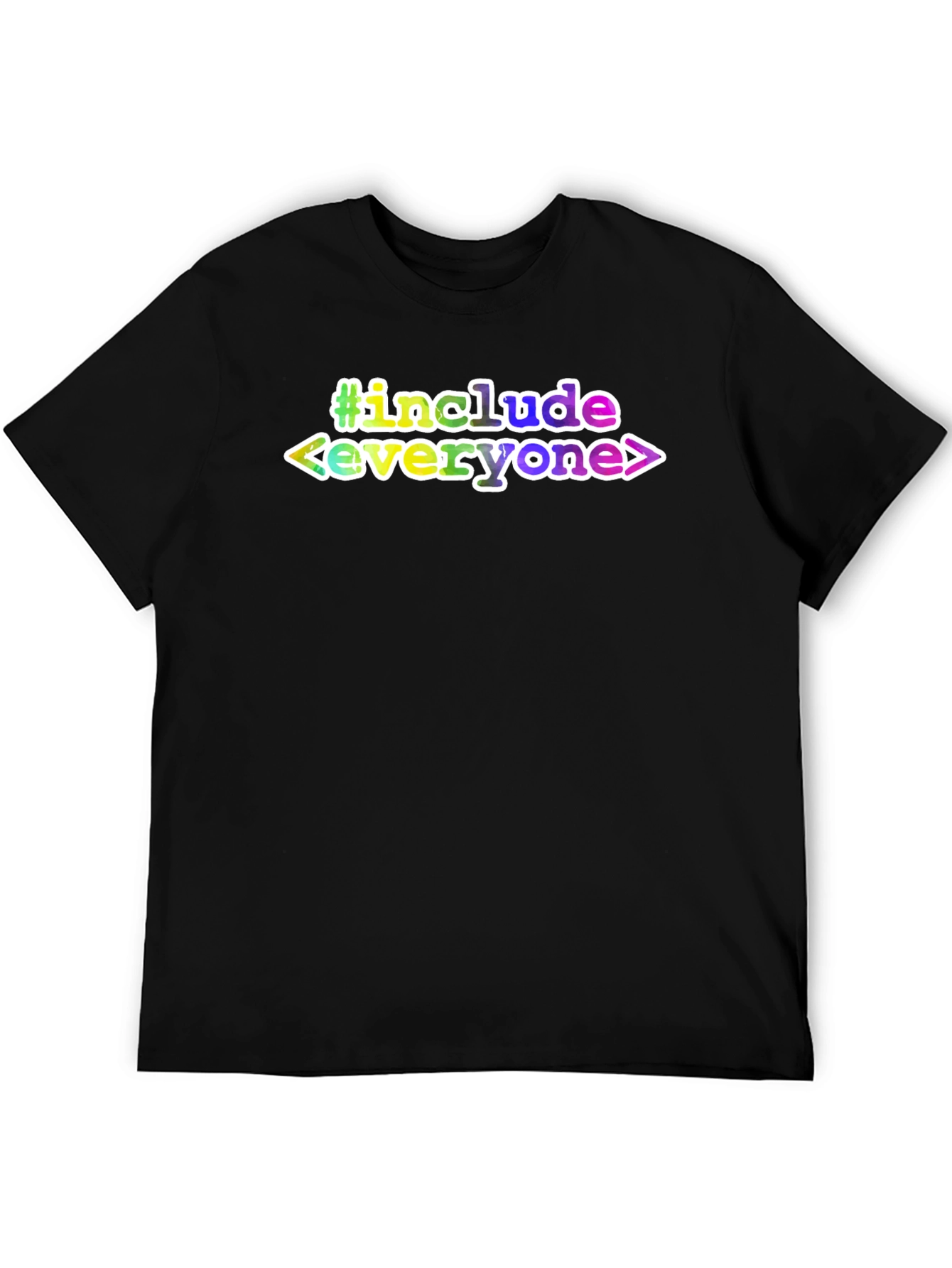#include Everyone T-Shirt - Black Tee