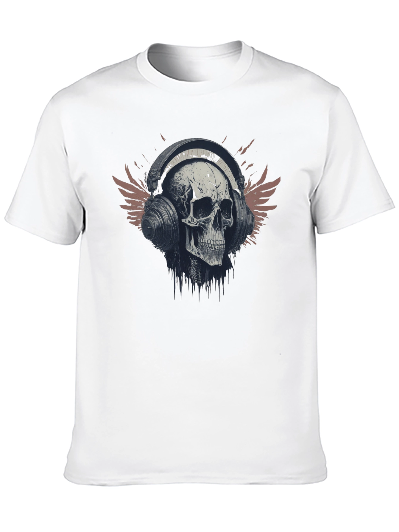 Skull & Headphones Graphic Tee