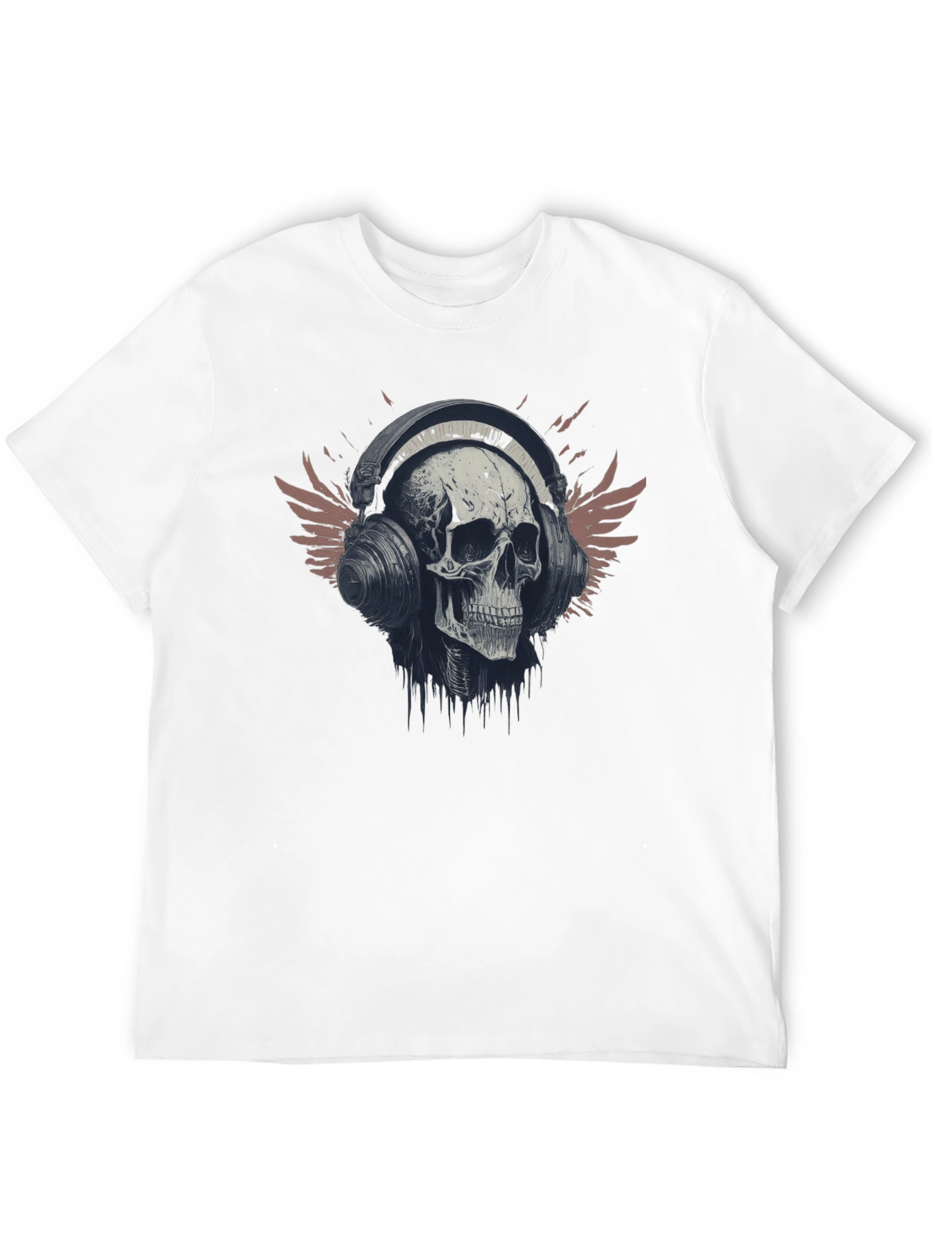 Skull & Headphones Graphic Tee