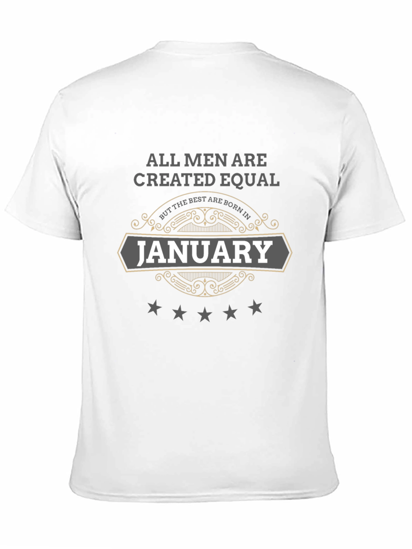 January Born Mens T-Shirt