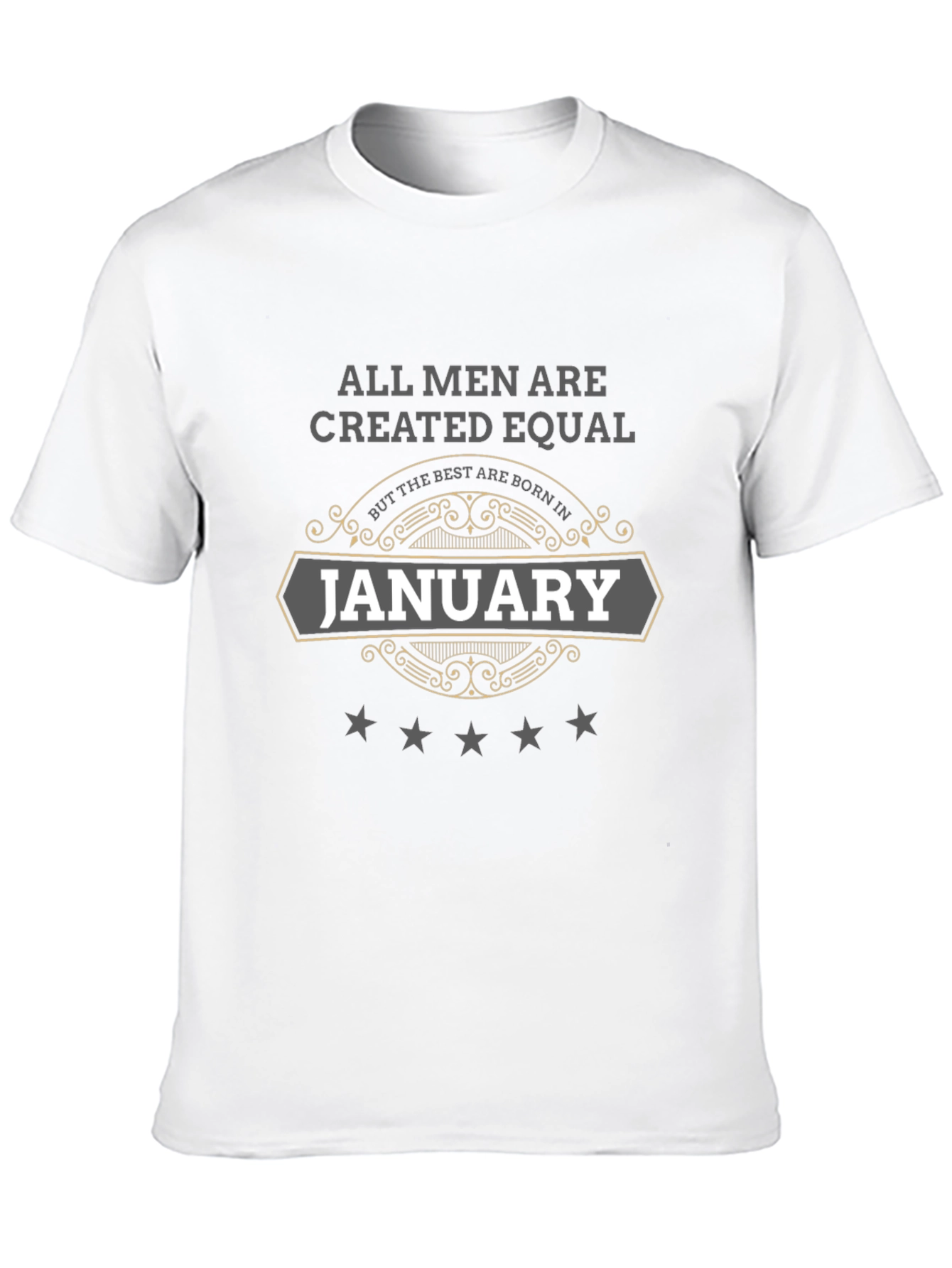 January Born Mens T-Shirt