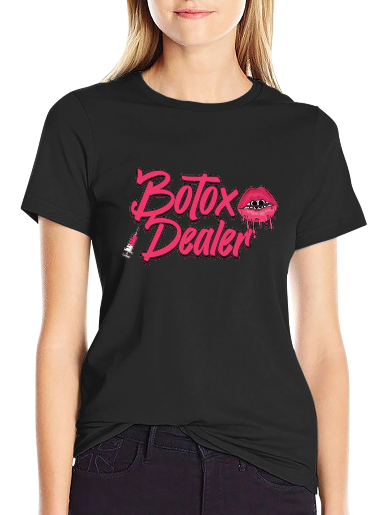Botox Dealer Graphic Tee - Unisex Black T-Shirt
