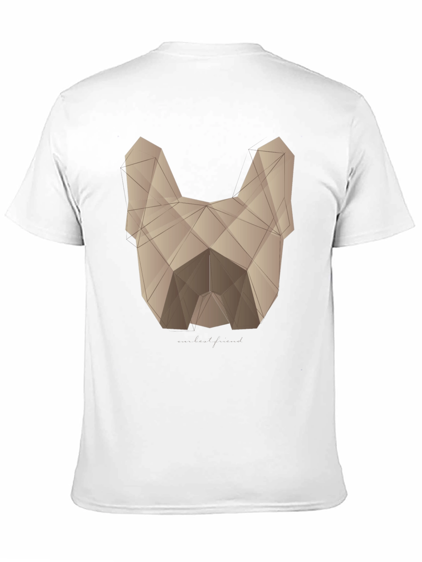 Geometric Dog Graphic T-Shirt - Modern Canine Art