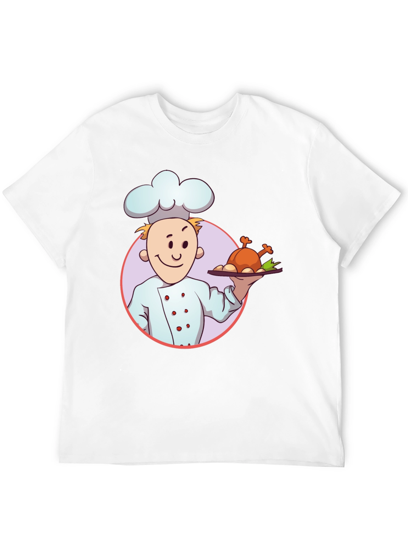 Chef Cartoon Graphic T-Shirt