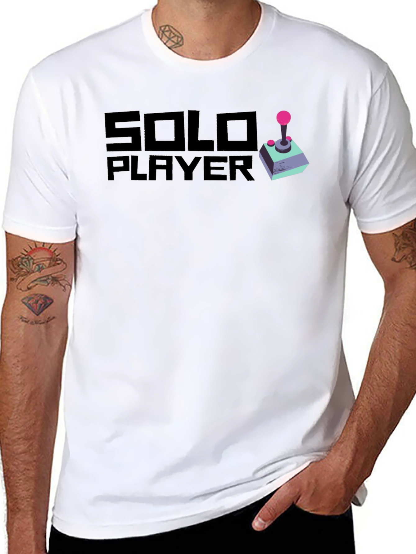 Solo Player Graphic T-Shirt - Gamer Style