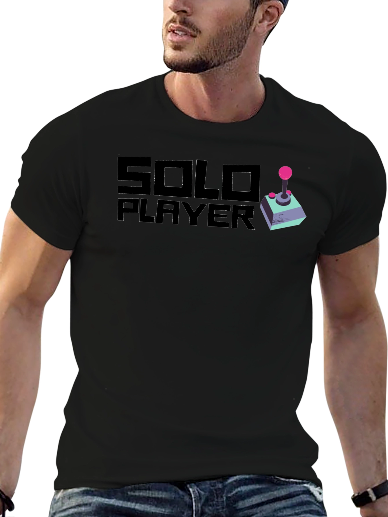 Solo Player Graphic T-Shirt - Gamer Style