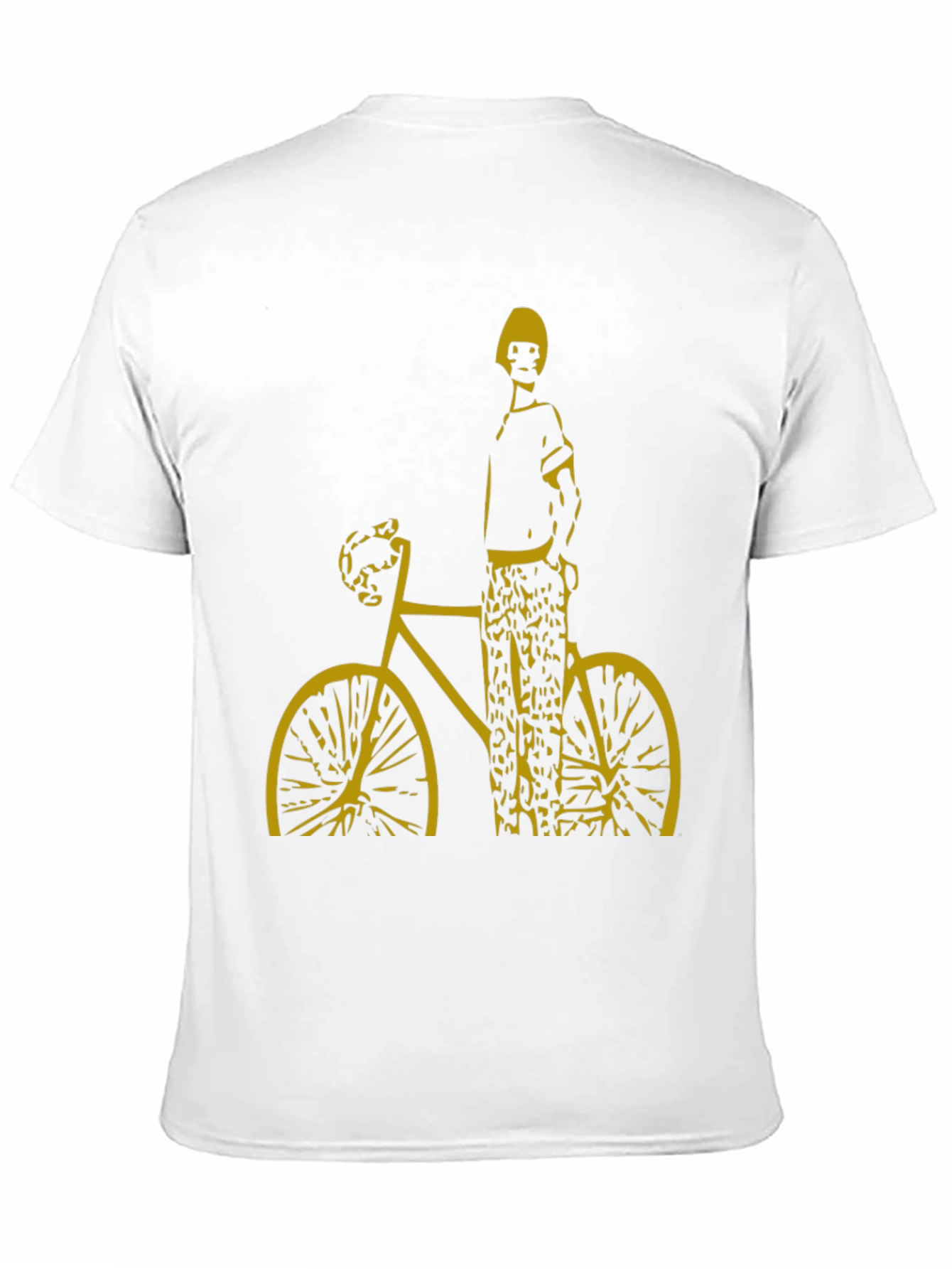 Cool Graphic Tee - Man on Bike
