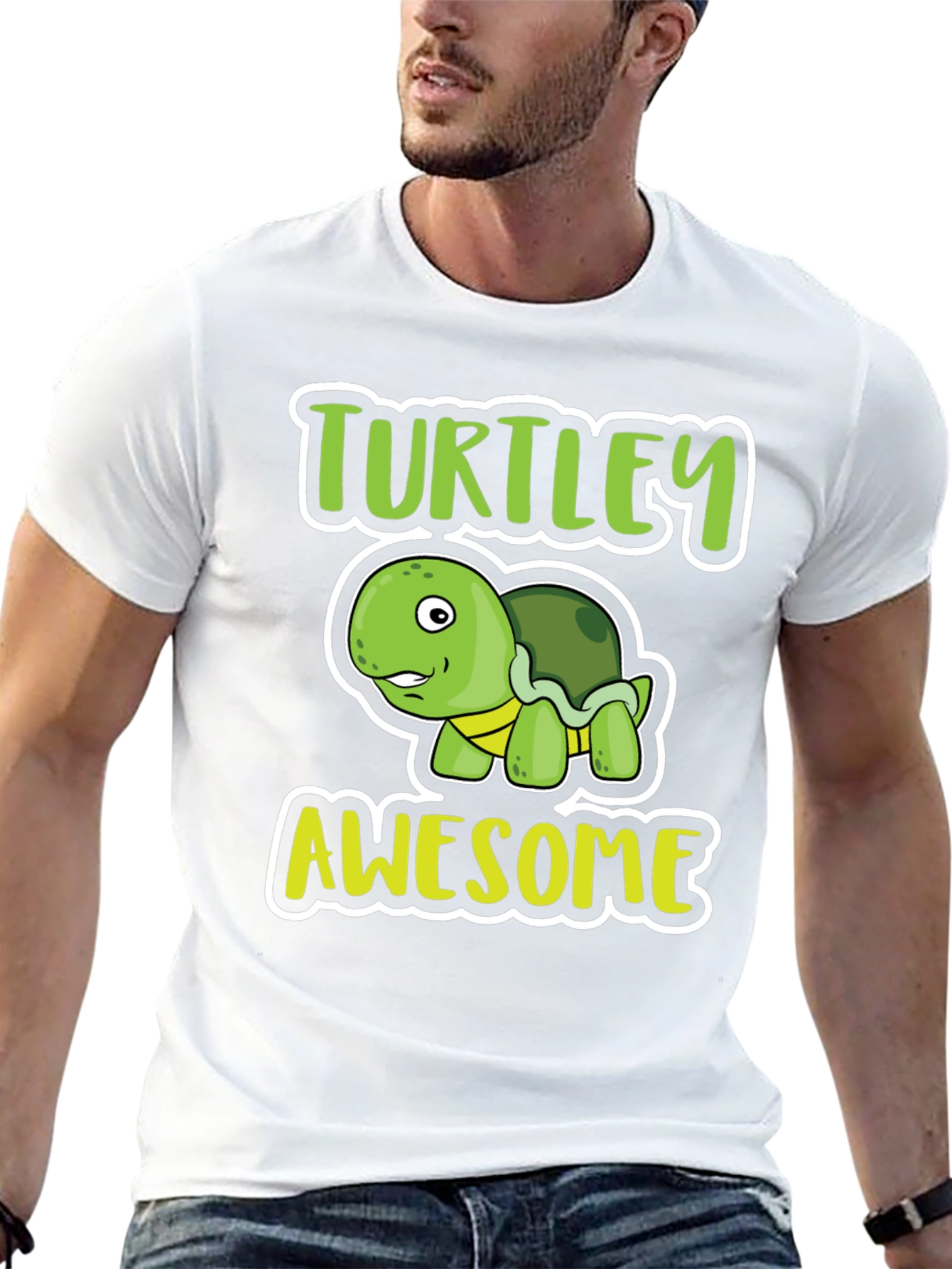 Turtley Awesome T-Shirt - Cute Turtle Graphic Tee