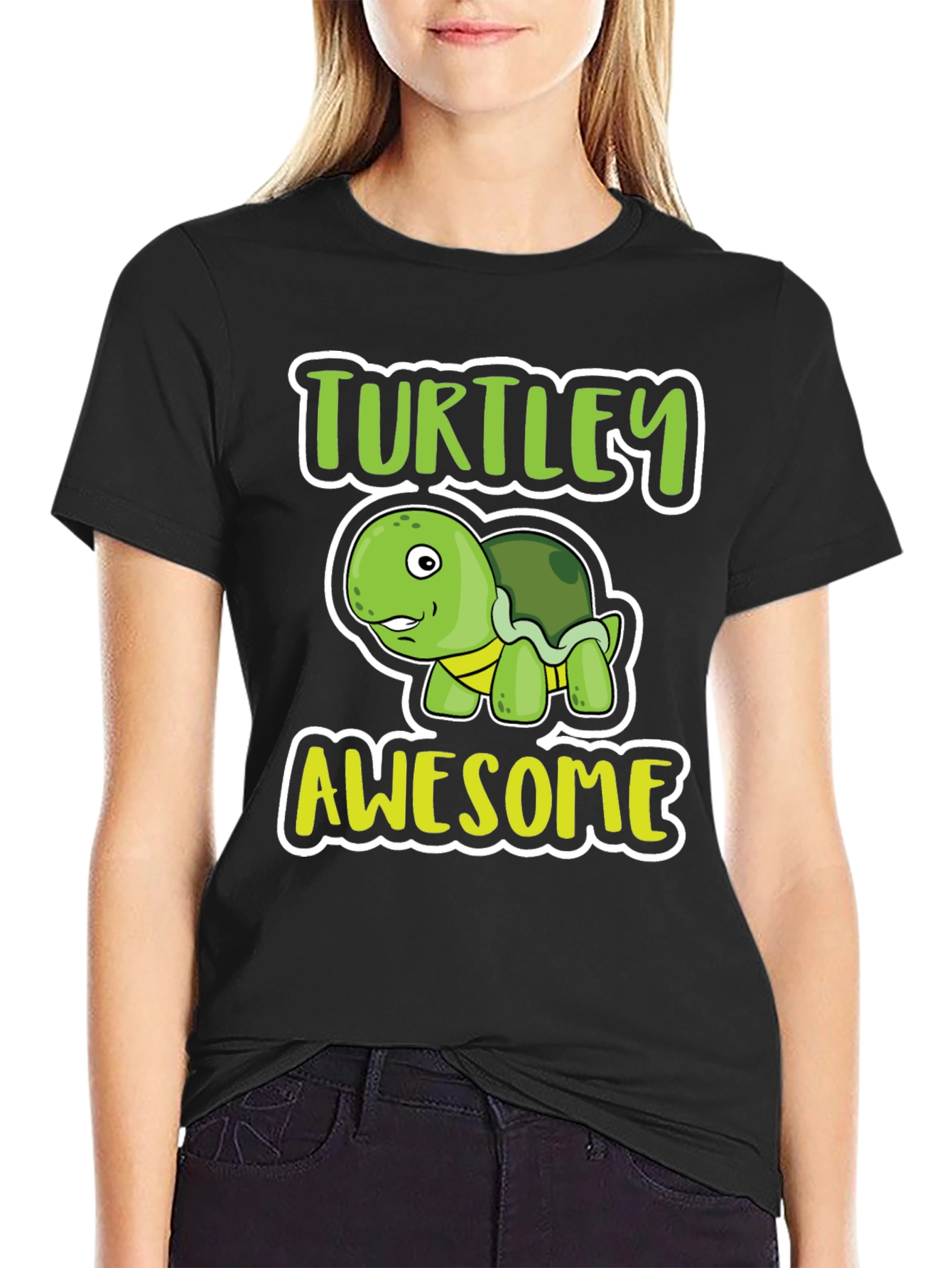 Turtley Awesome T-Shirt - Cute Turtle Graphic Tee