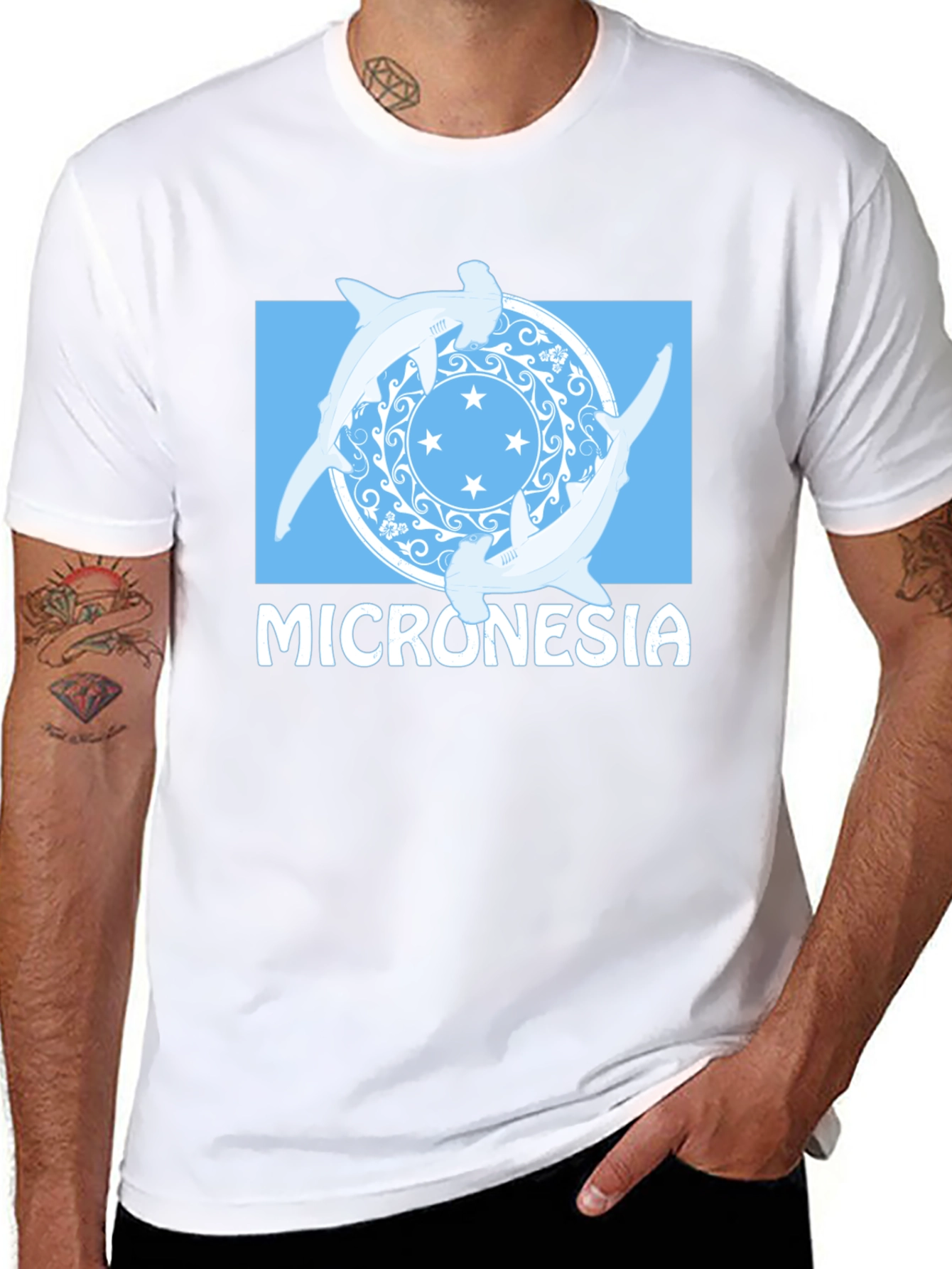 Micronesia Shark T-Shirt - Island Pride