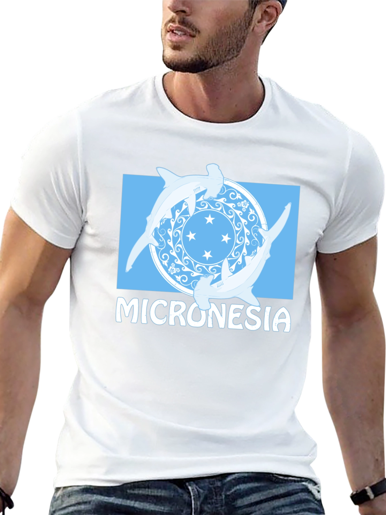 Micronesia Shark T-Shirt - Island Pride