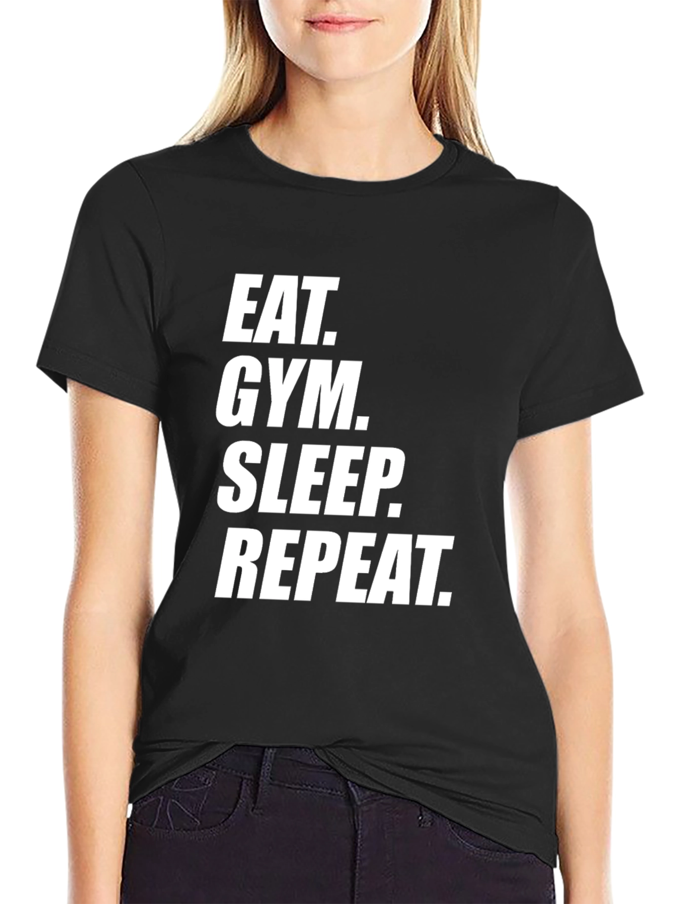 Eat. Gym. Sleep. Repeat. Graphic Tee