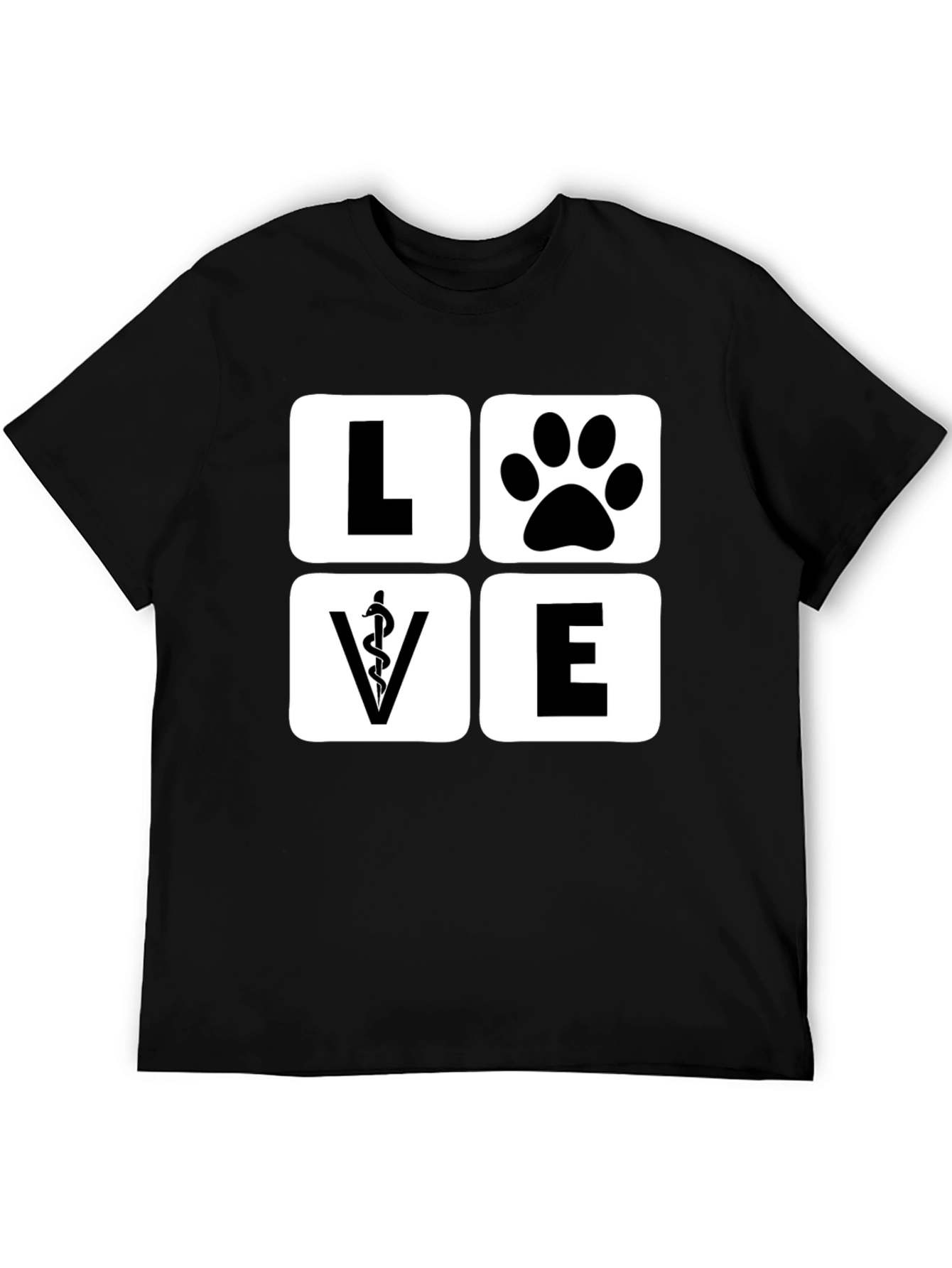Vet Love Paw T-Shirt - Animal Doctor Tee