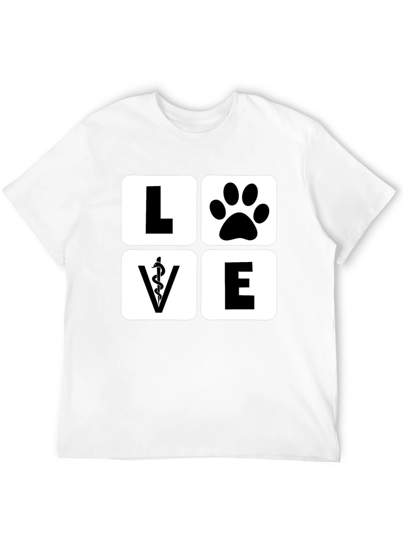 Vet Love Paw T-Shirt - Animal Doctor Tee