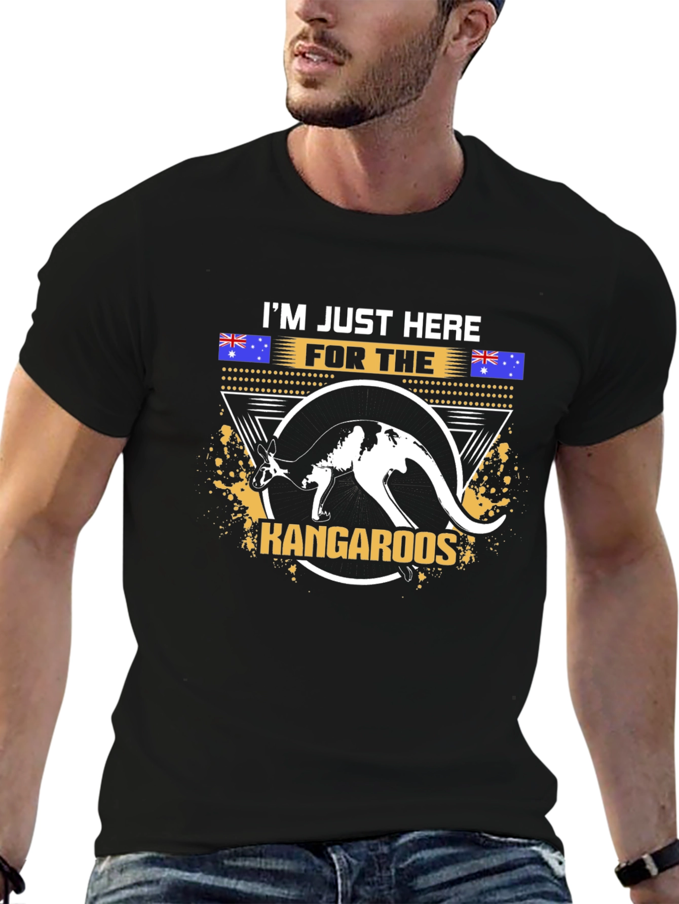 Kangaroo Graphic T-Shirt - Australia Pride