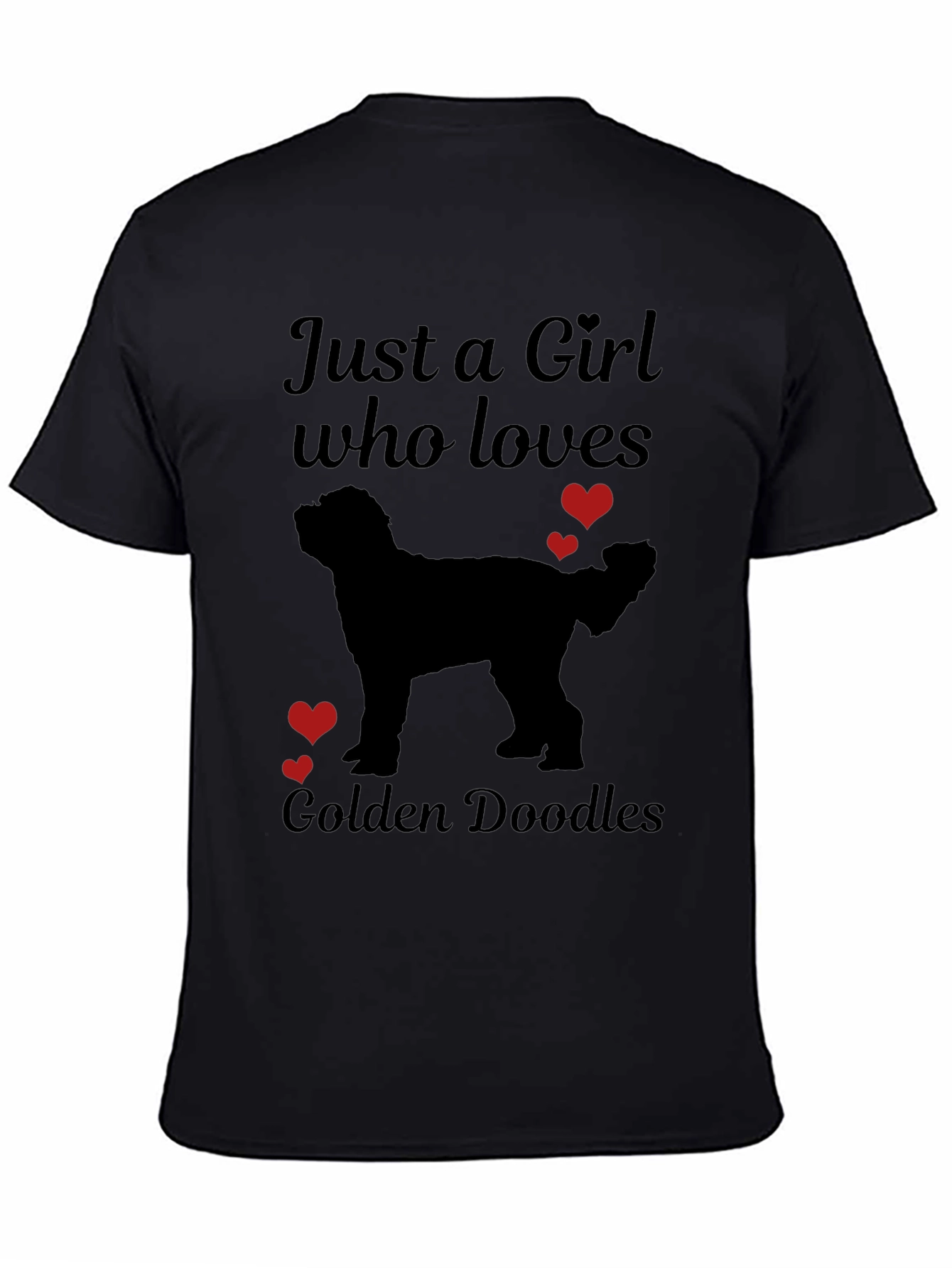Girl Who Loves Golden Doodles T-Shirt