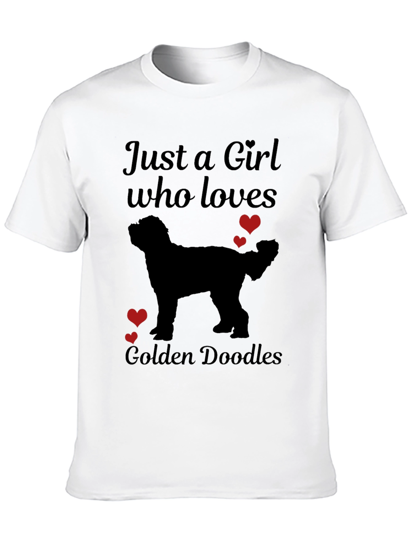 Girl Who Loves Golden Doodles T-Shirt