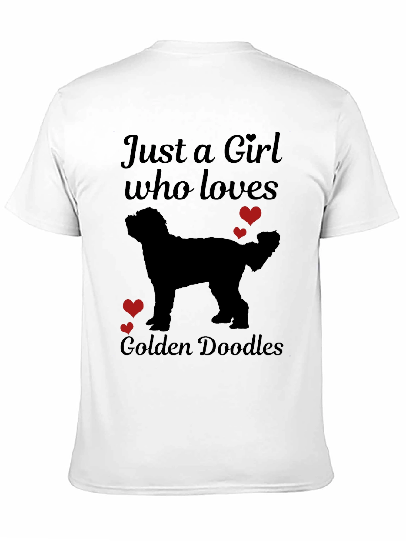 Girl Who Loves Golden Doodles T-Shirt