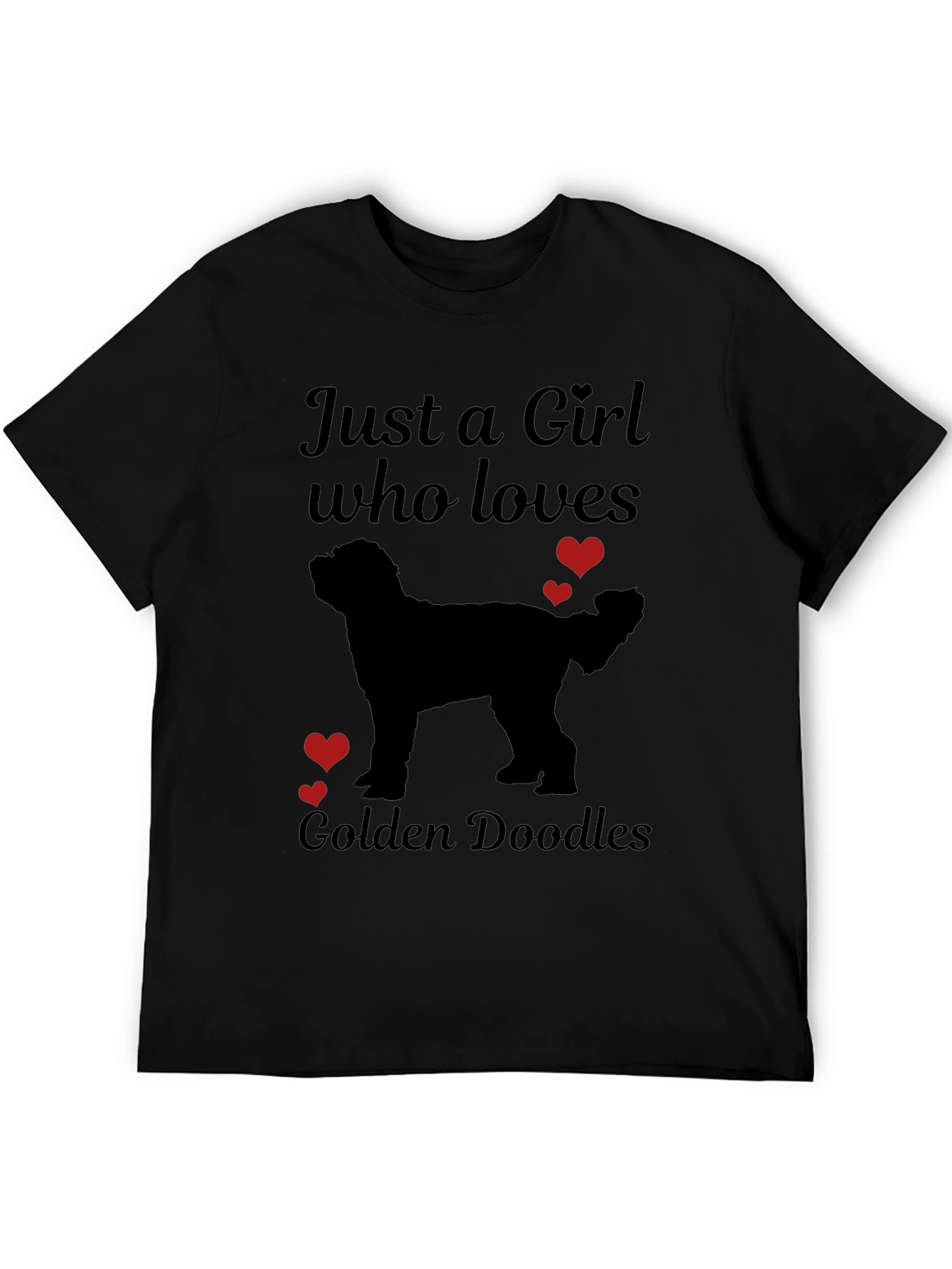 Girl Who Loves Golden Doodles T-Shirt