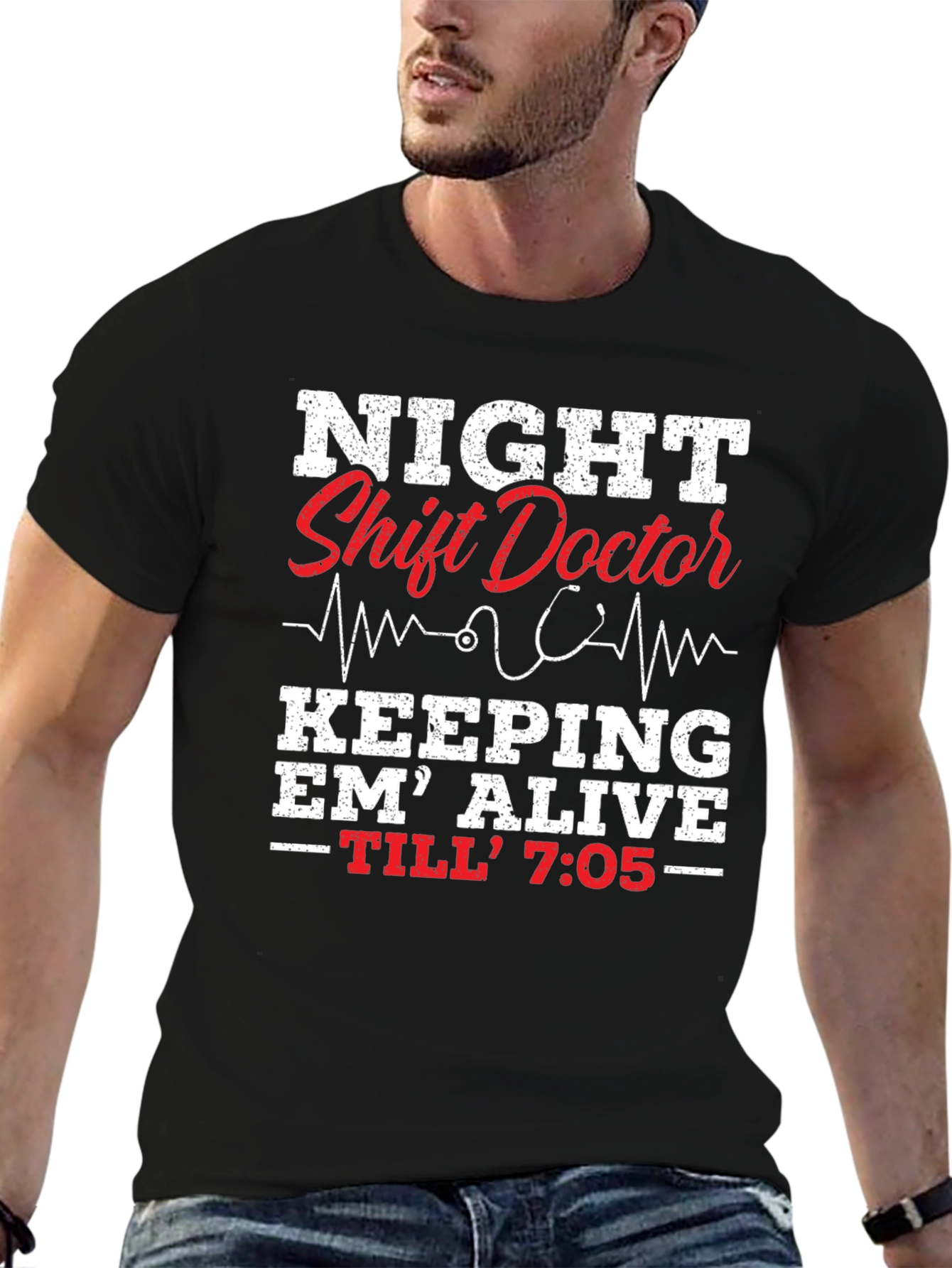 Night Shift Doctor Graphic T-Shirt
