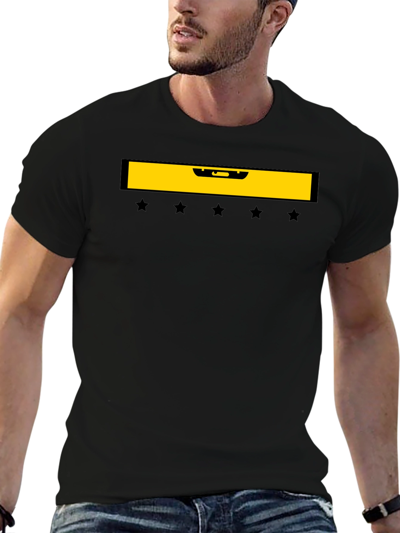 Level Tool Graphic Tee - Mens Black T-Shirt